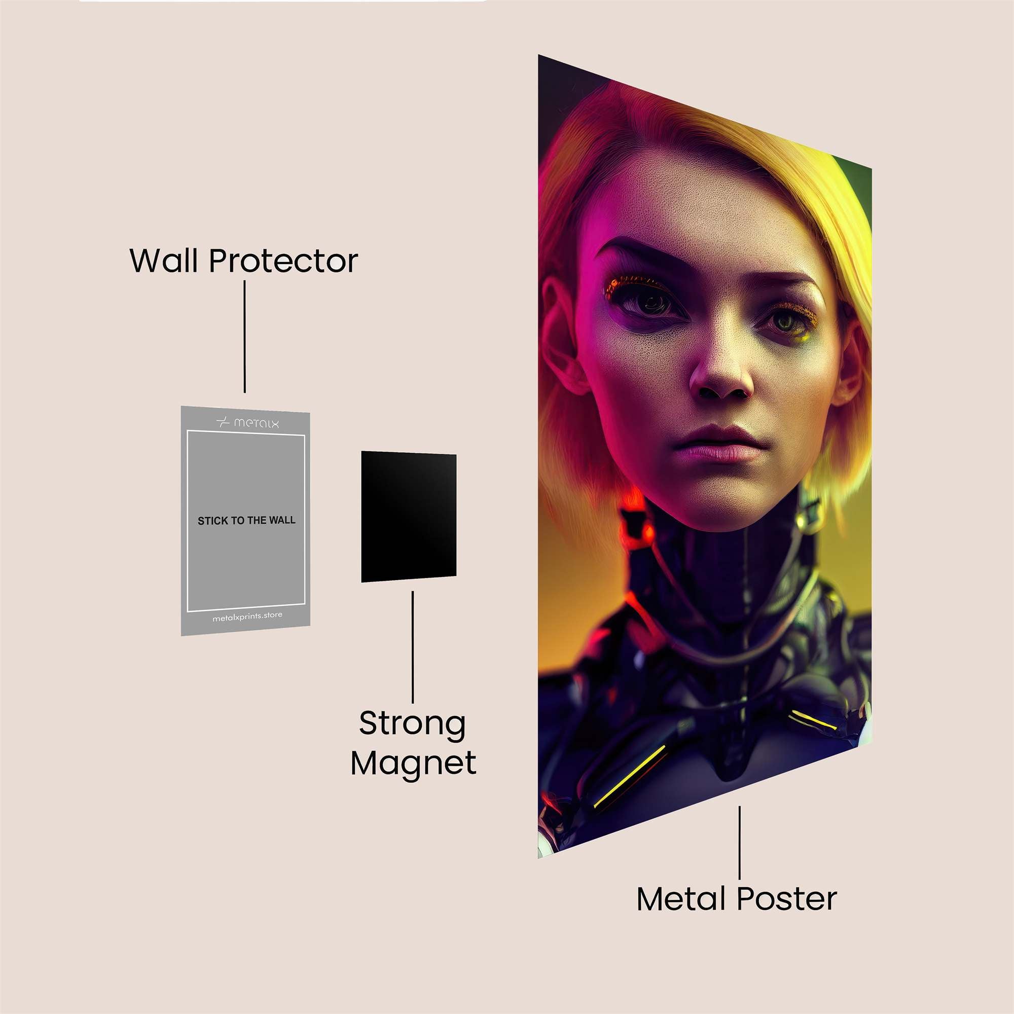 Cyber Enigma Safe Wall Magnetic / M