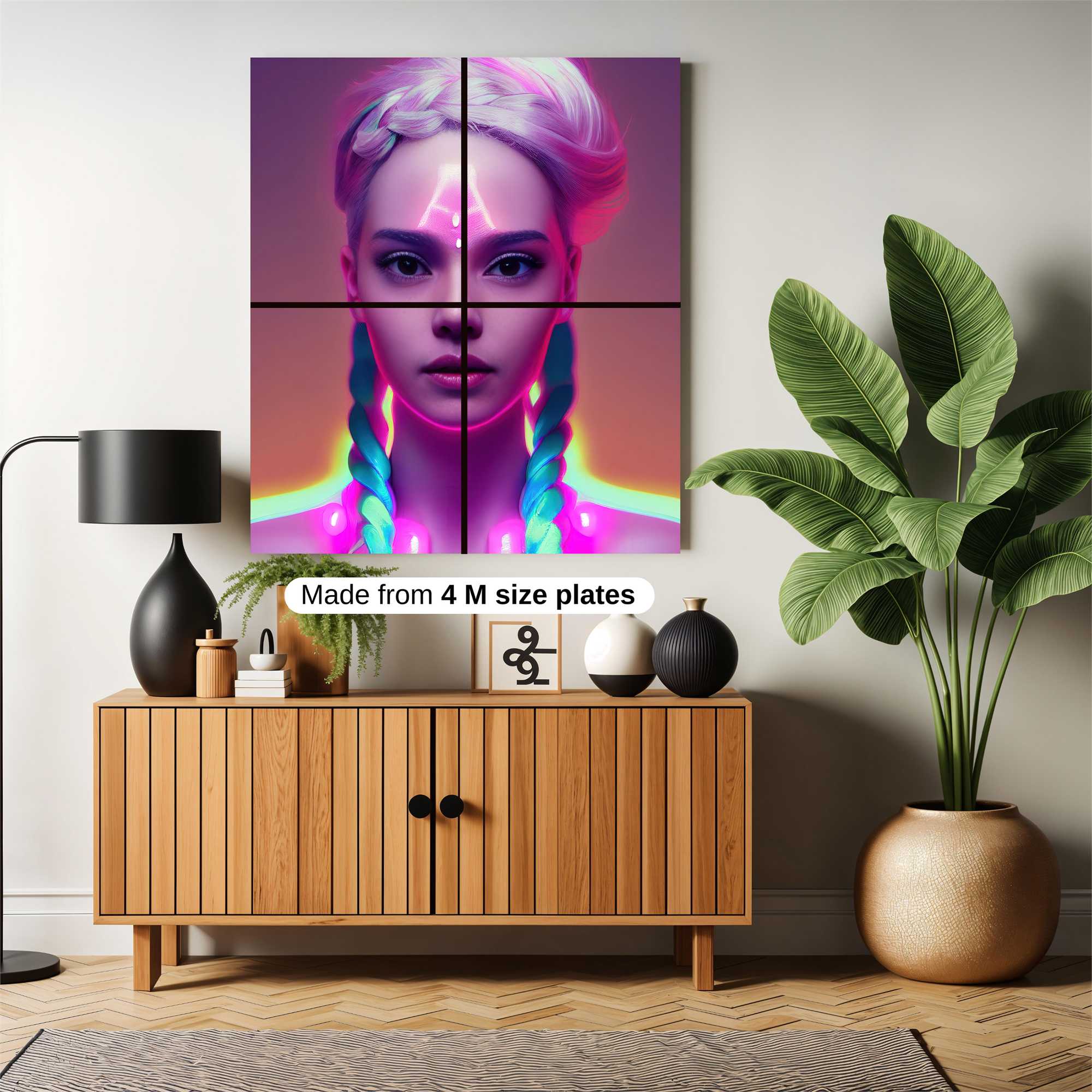Neon Serenity Safe Wall Magnetic / M