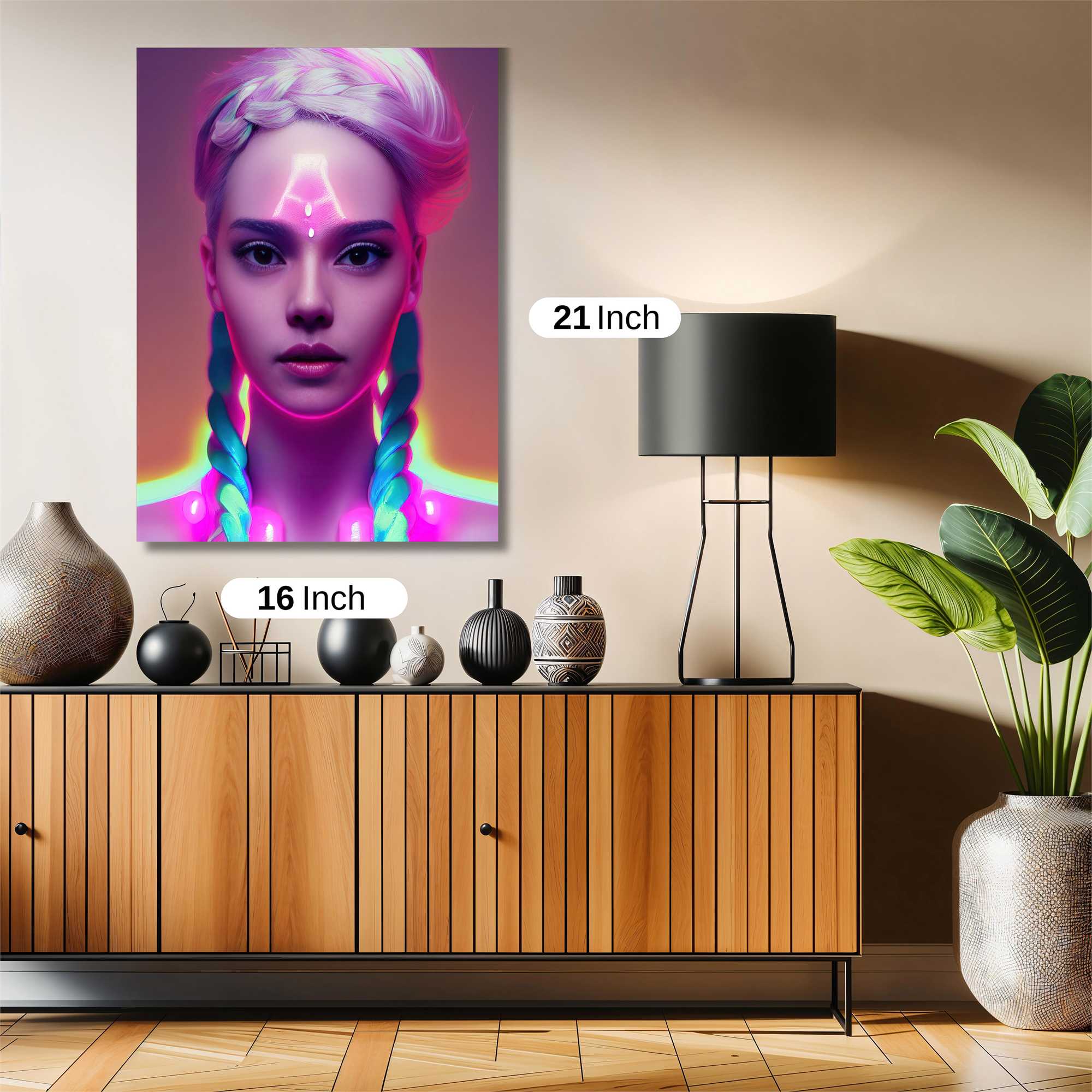 Neon Serenity Safe Wall Magnetic / M