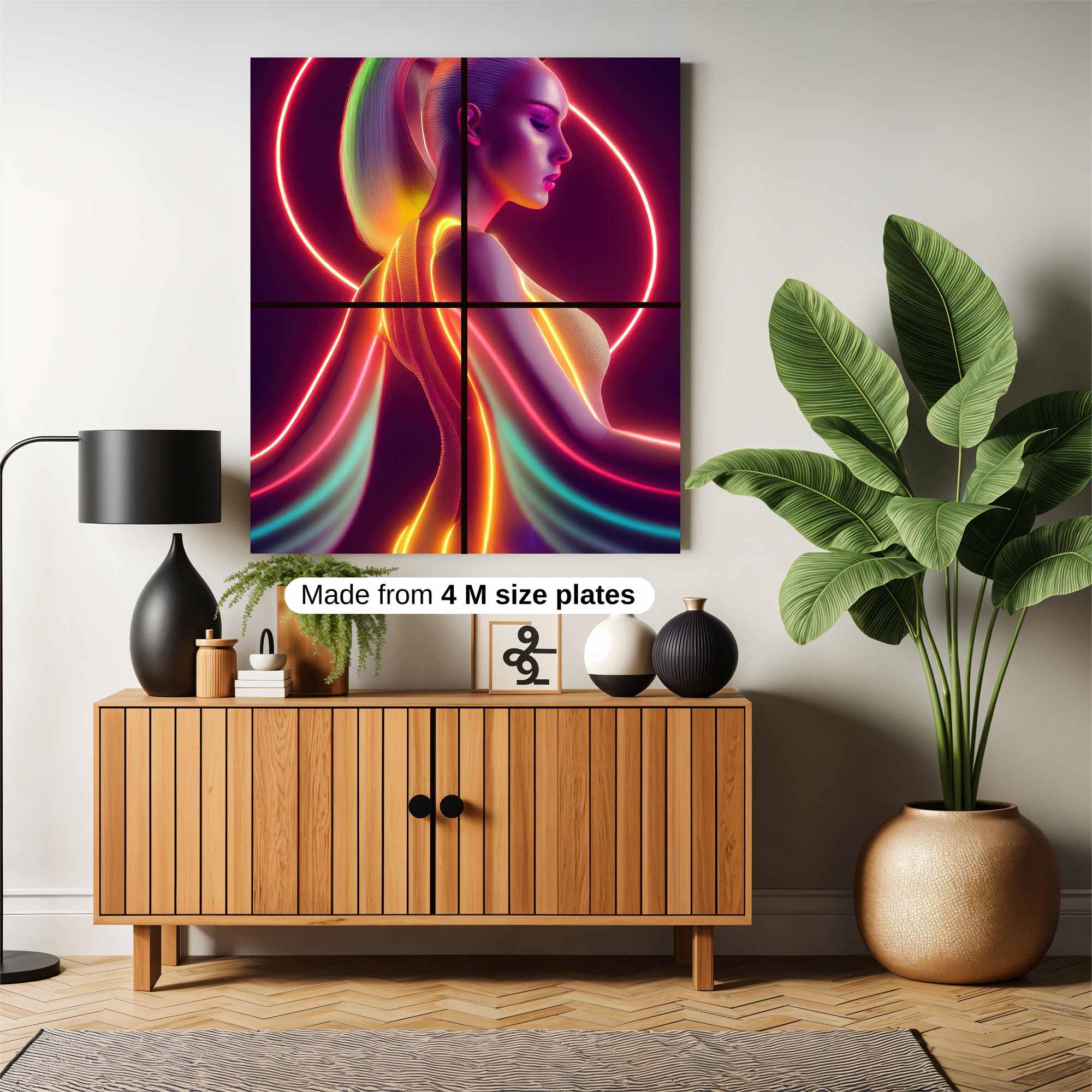 Neon Serenity Safe Wall Magnetic / M