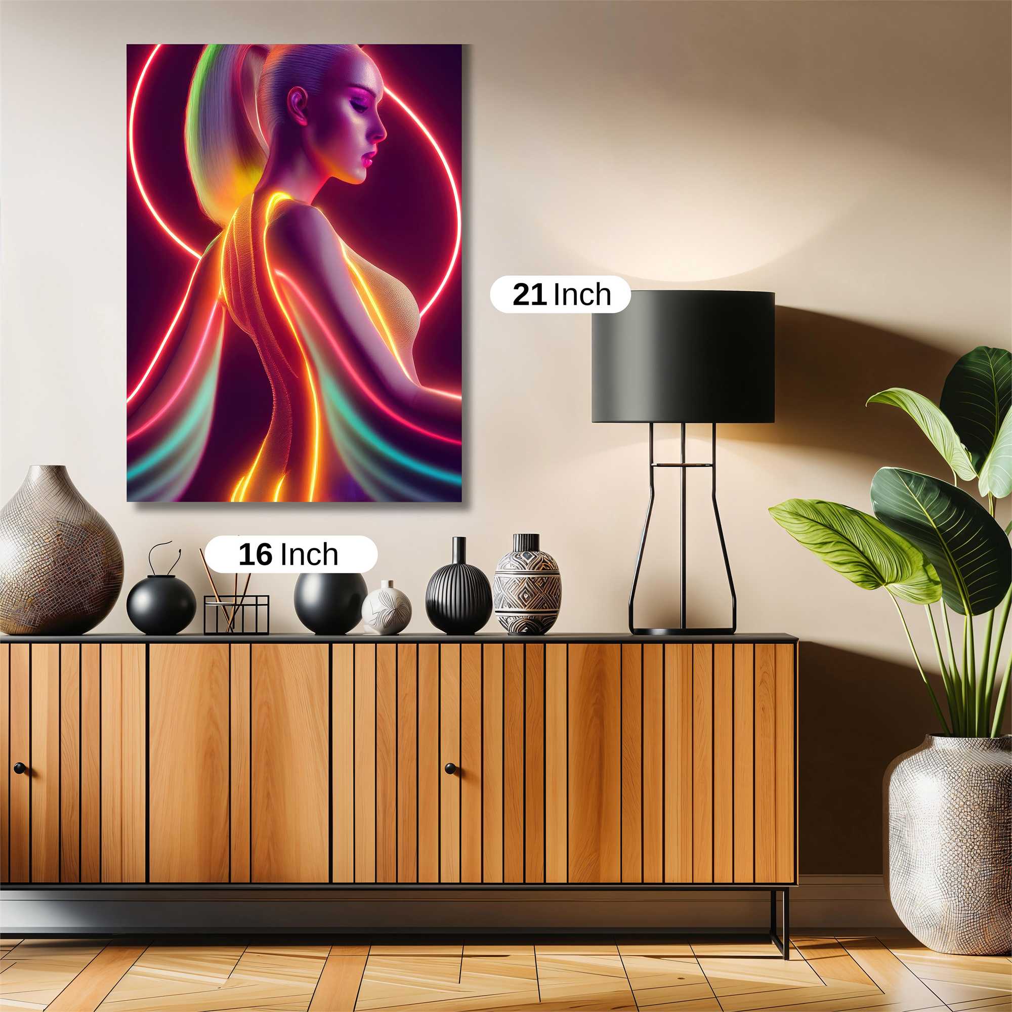 Neon Serenity Safe Wall Magnetic / M