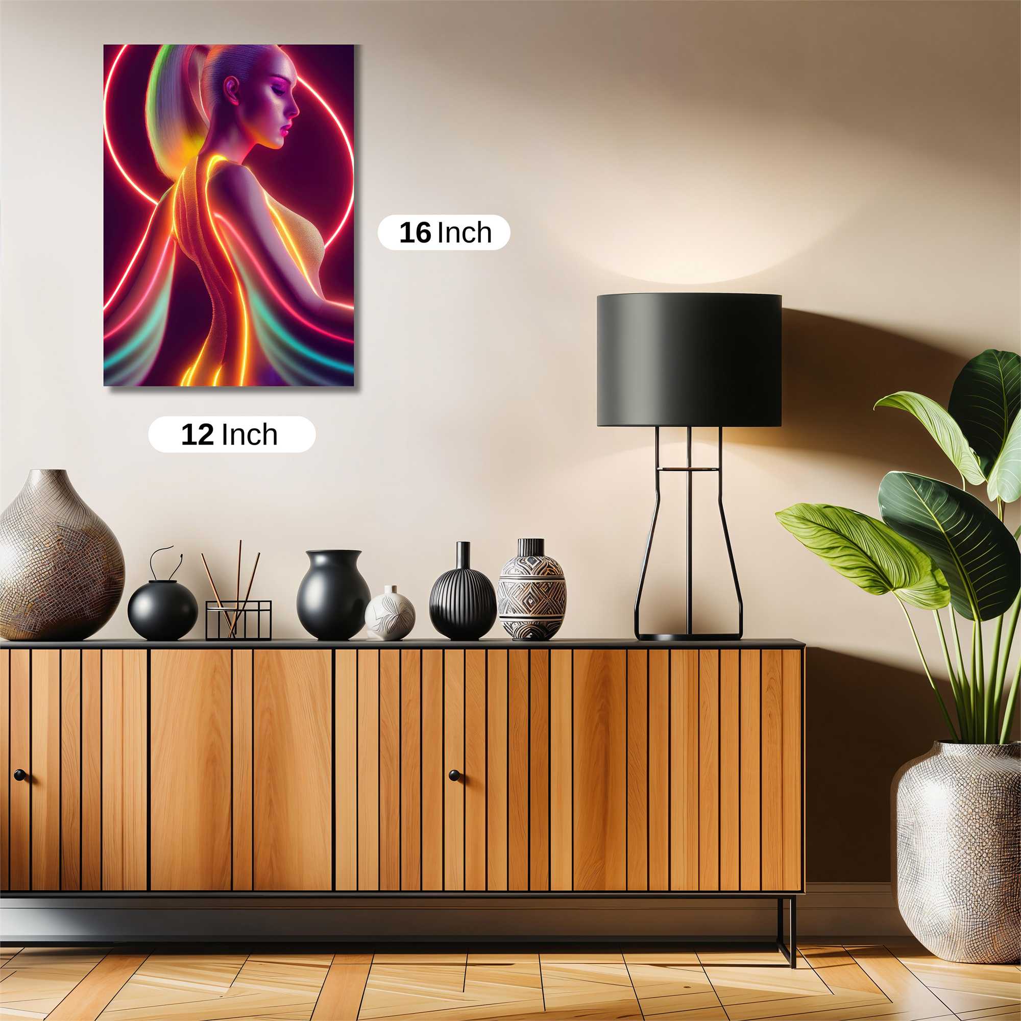 Neon Serenity Safe Wall Magnetic / M