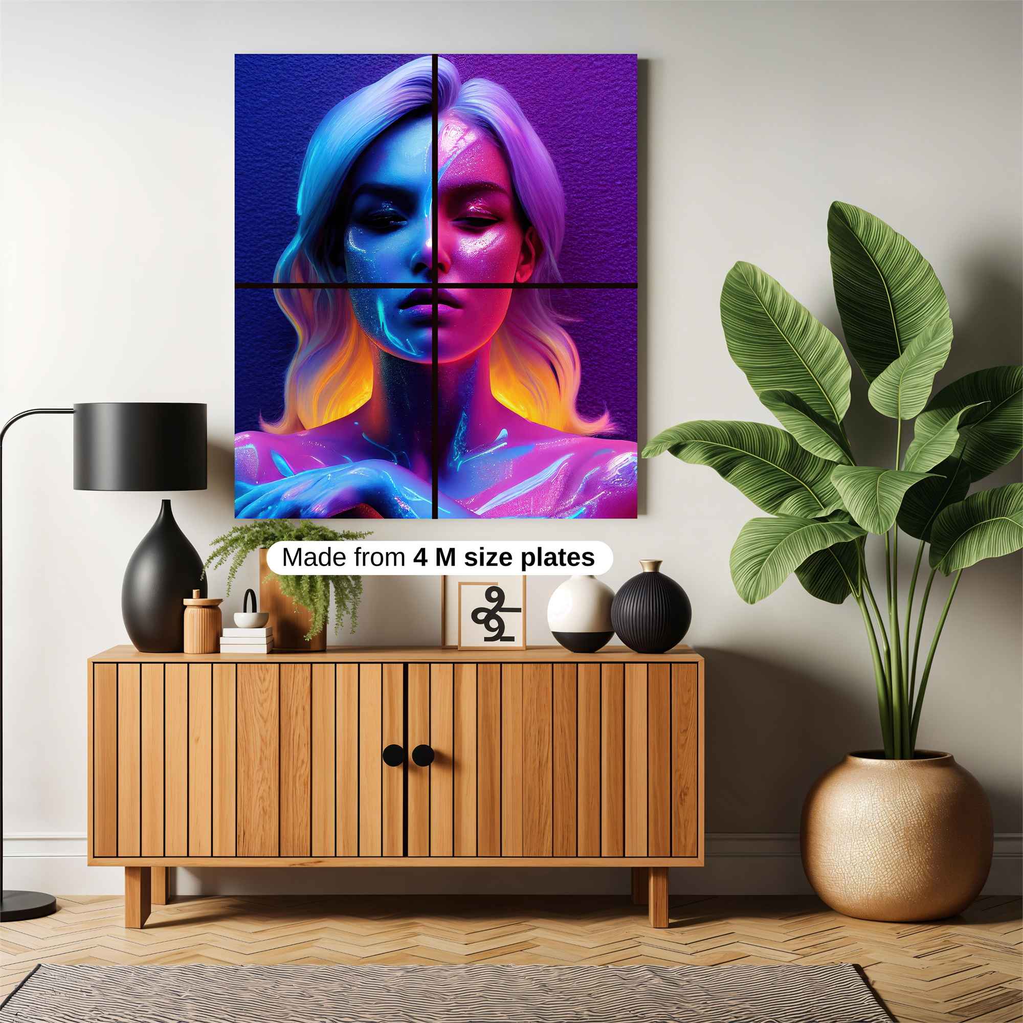 Neon Serenity Safe Wall Magnetic / M