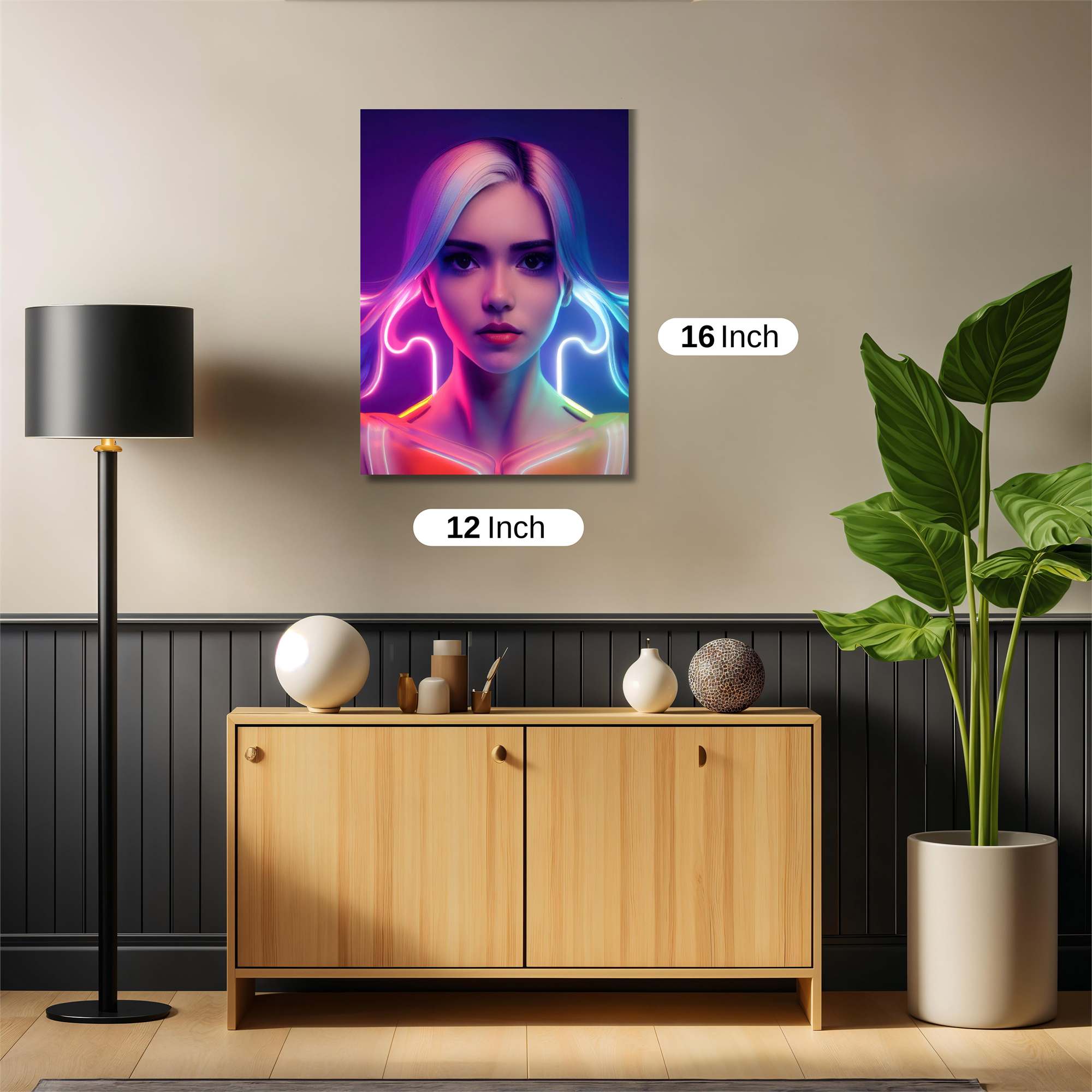 Neon Enigma Safe Wall Magnetic / M
