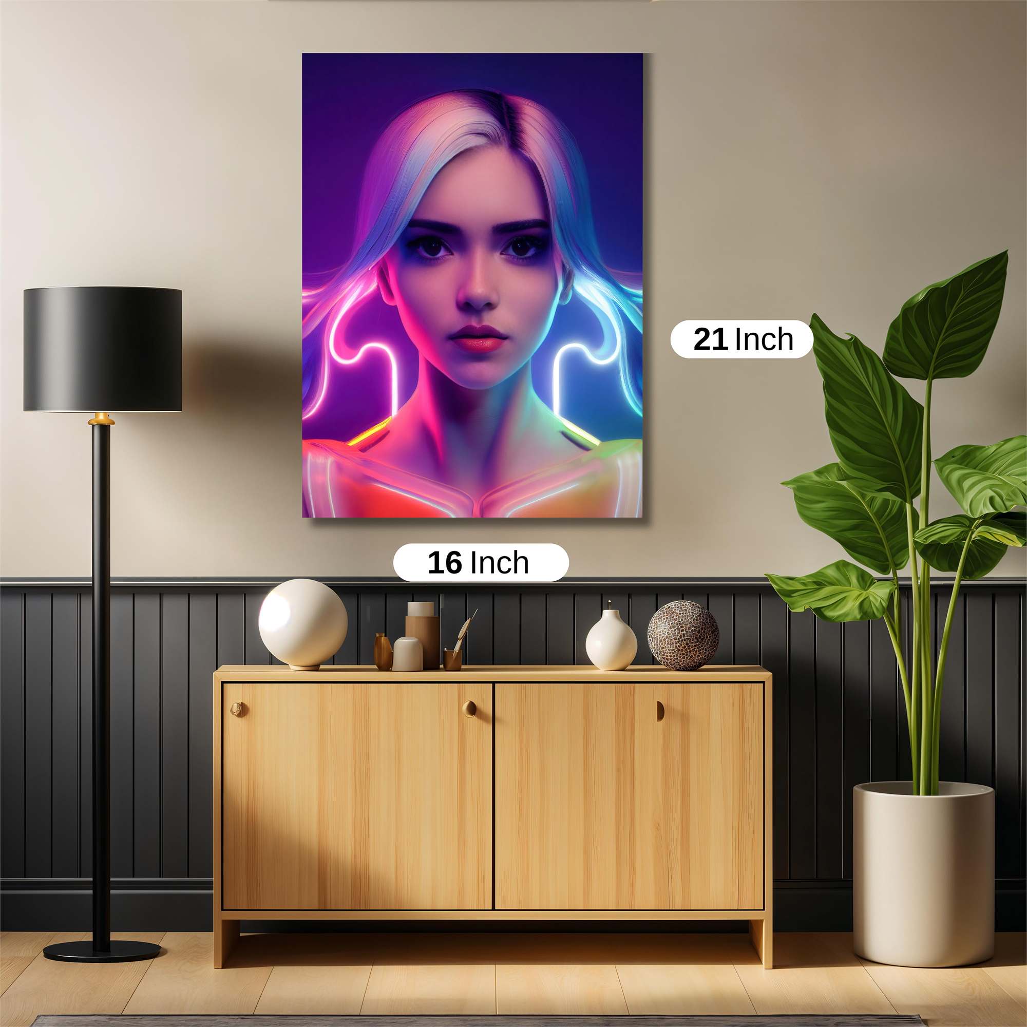 Neon Enigma Safe Wall Magnetic / M