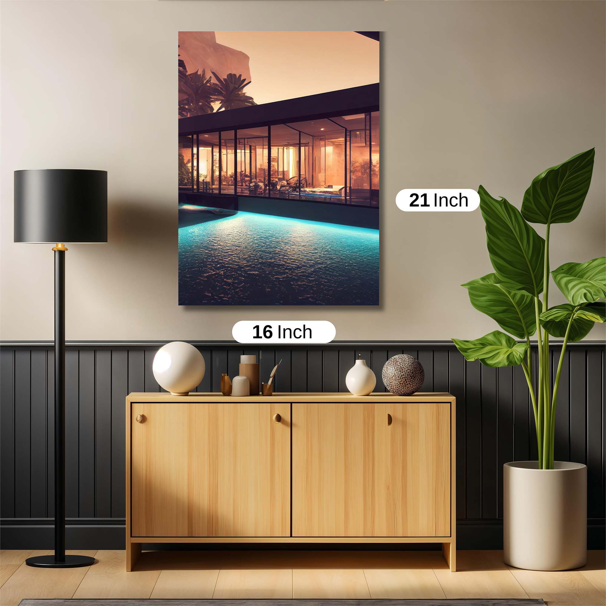 Desert Oasis Safe Wall Magnetic / M
