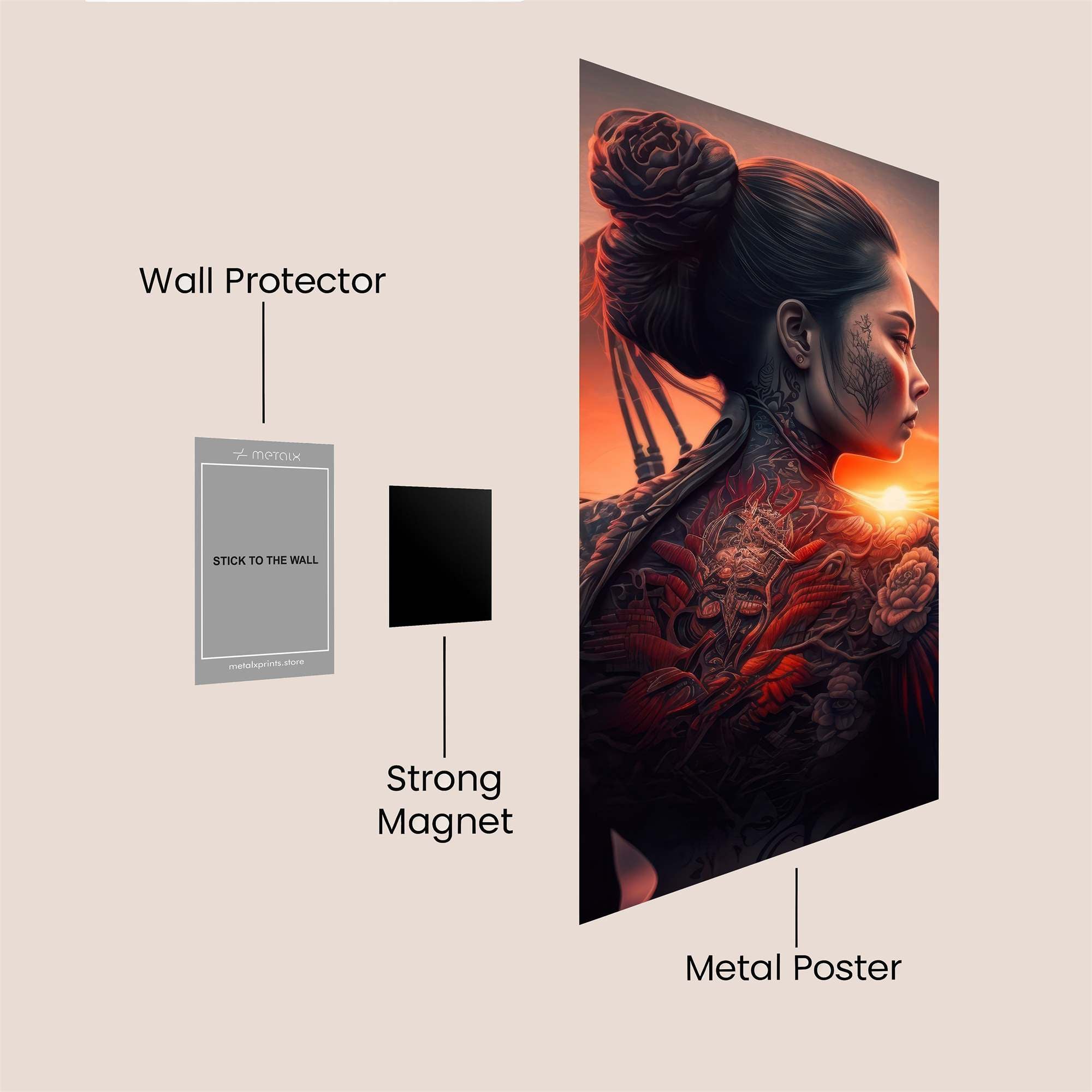 Warrior Serenity Safe Wall Magnetic / M