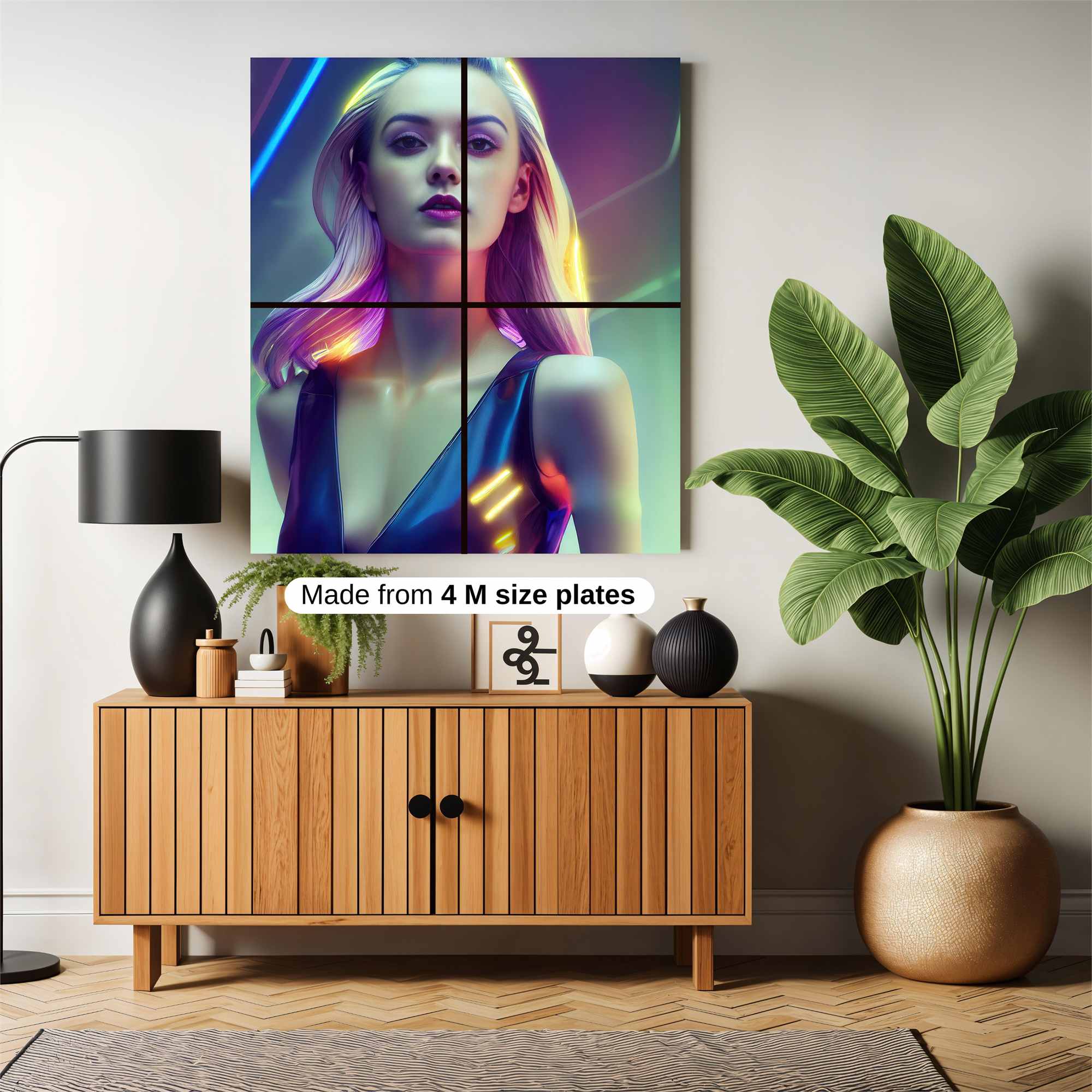 Neon Enigma Safe Wall Magnetic / M