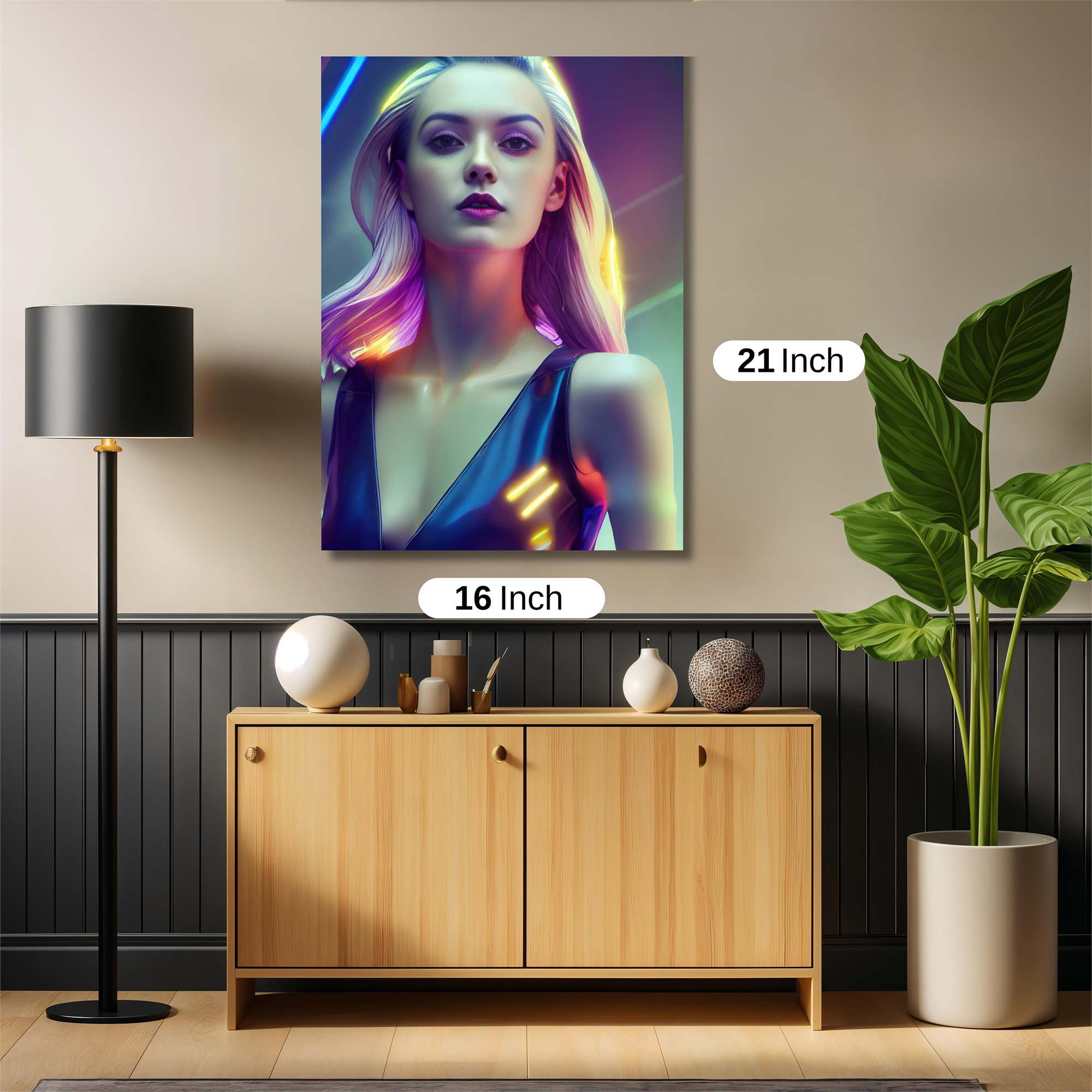 Neon Enigma Safe Wall Magnetic / M