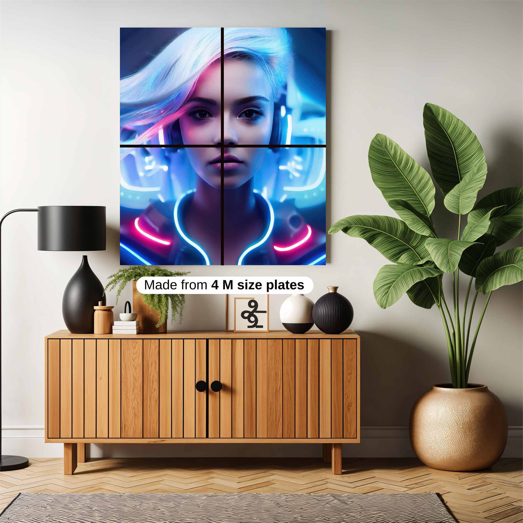 Cyber Serenity Safe Wall Magnetic / M