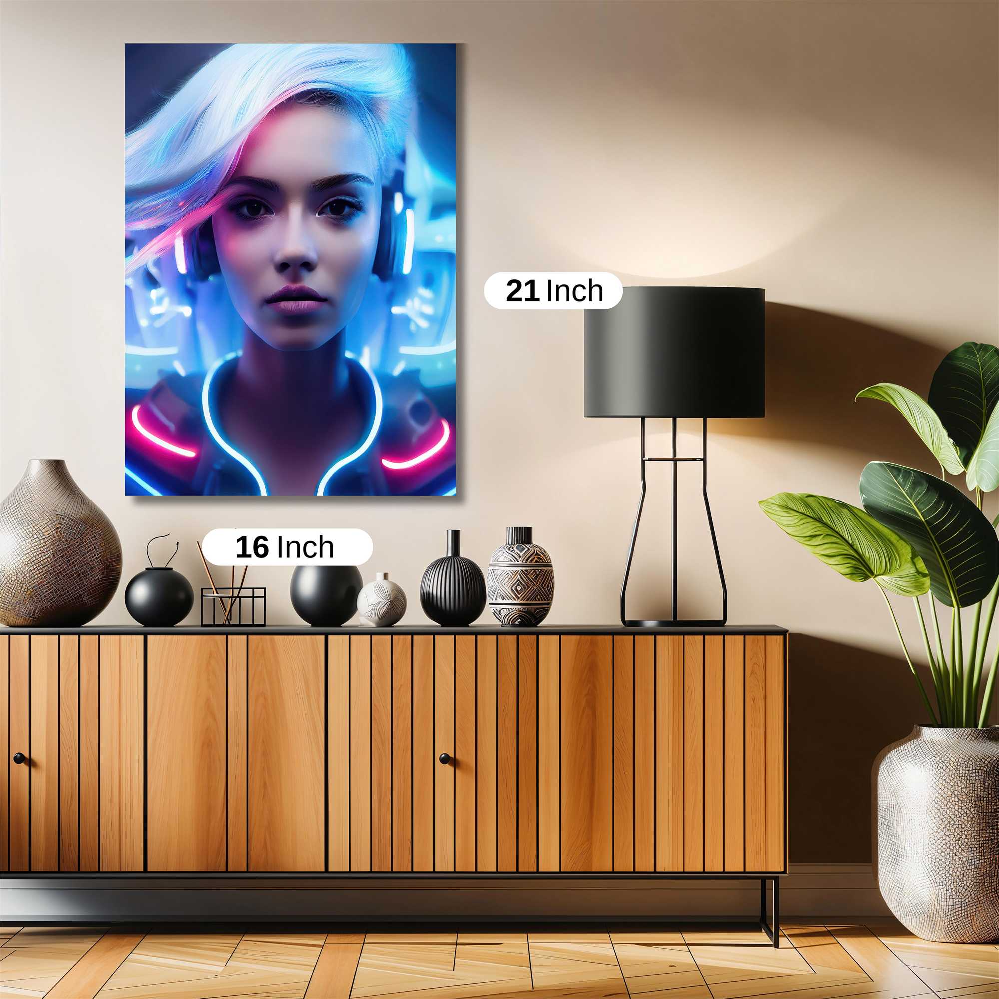 Cyber Serenity Safe Wall Magnetic / M