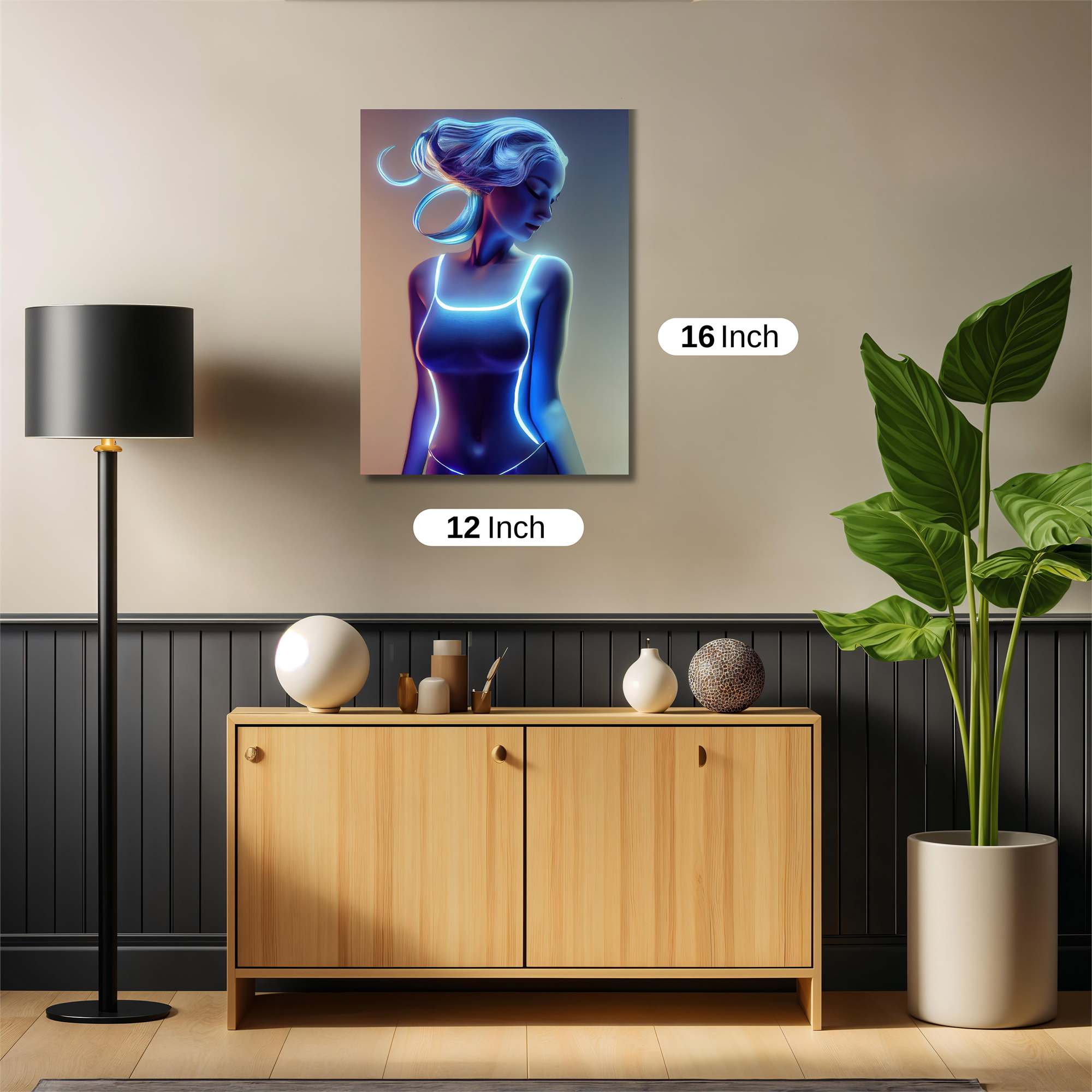 Luminous Serenity Safe Wall Magnetic / M