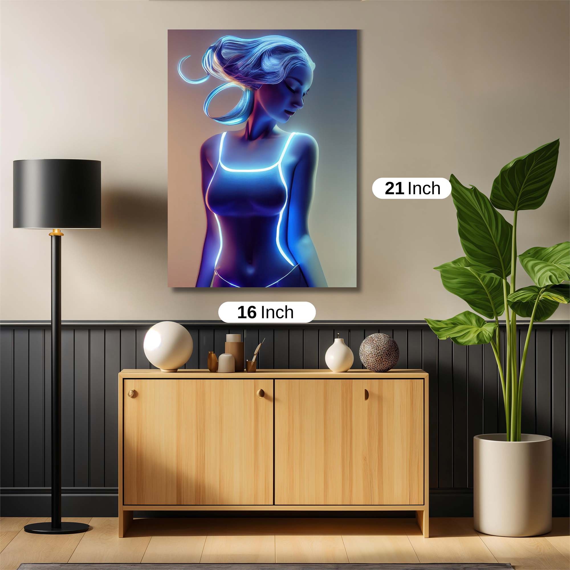 Luminous Serenity Safe Wall Magnetic / M