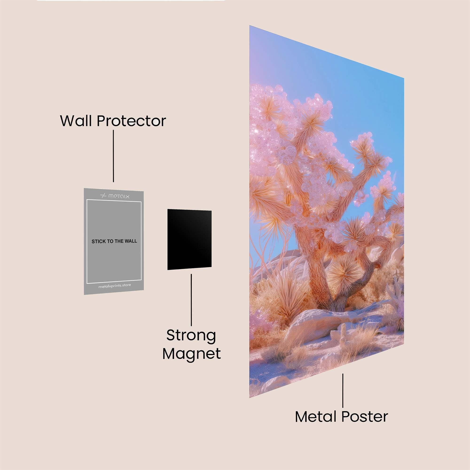 Joshua Dreamy Safe Wall Magnetic / M