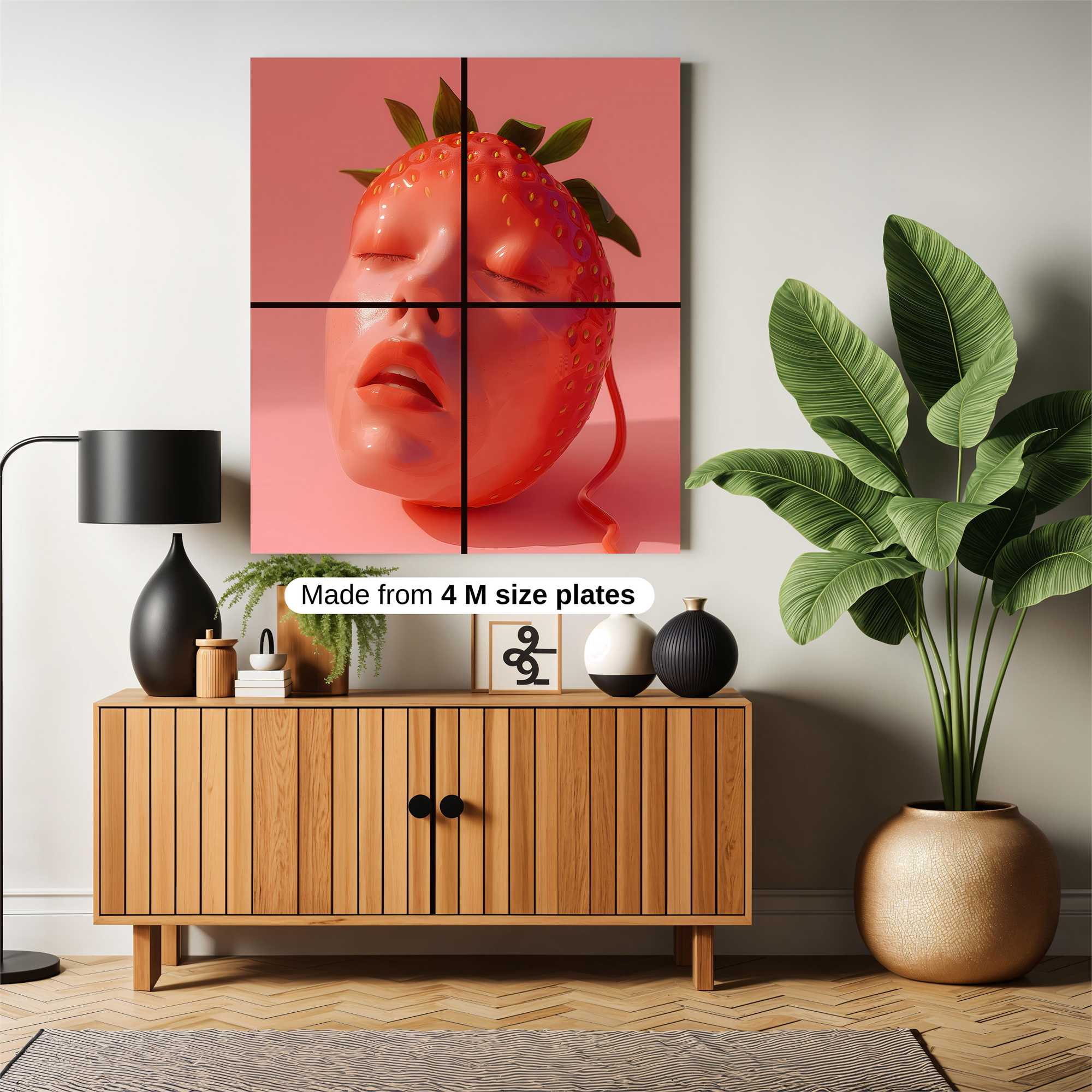 Strawberry Dream Safe Wall Magnetic / M