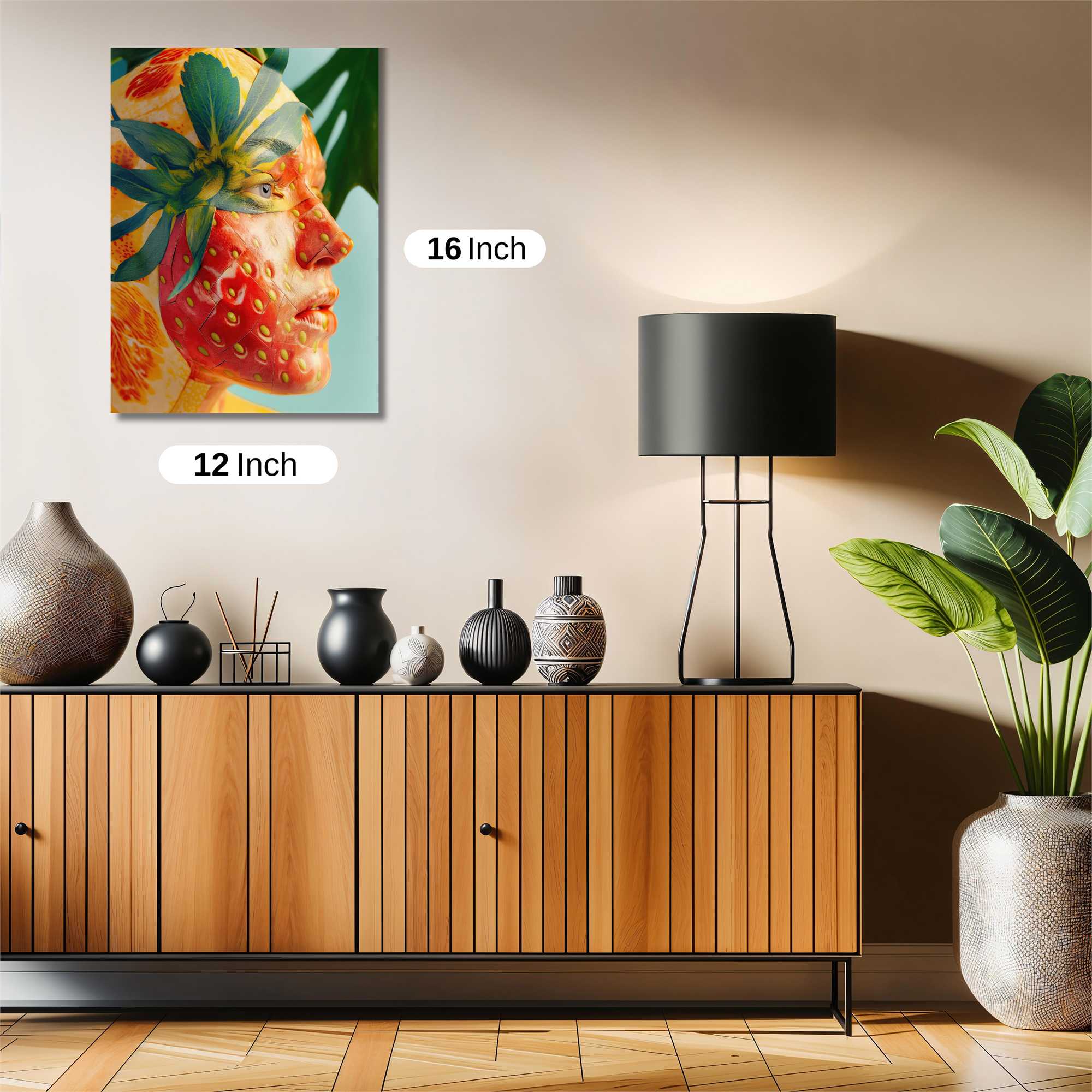 Strawberry Whimsy Safe Wall Magnetic / M