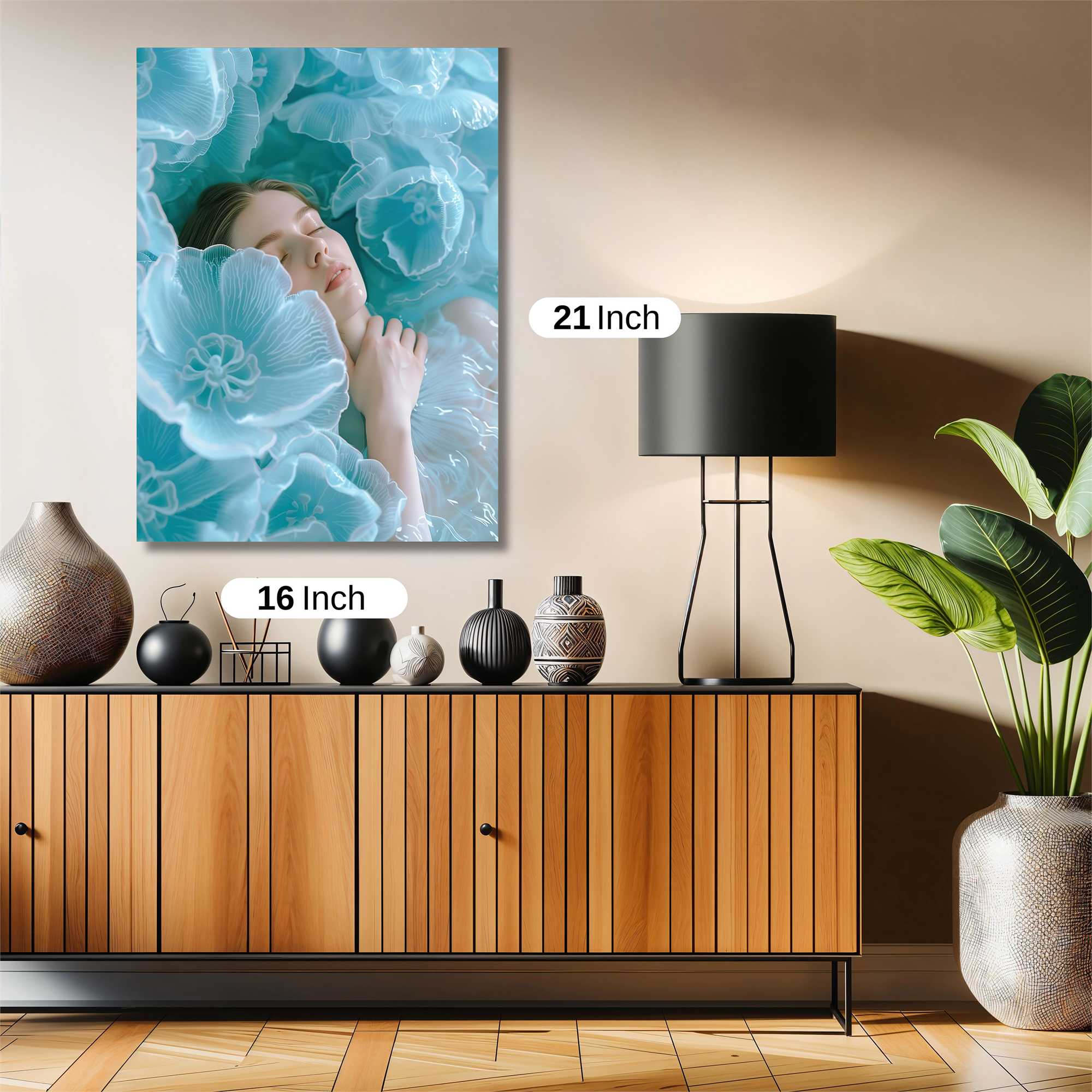 Floral Serenity Safe Wall Magnetic / M