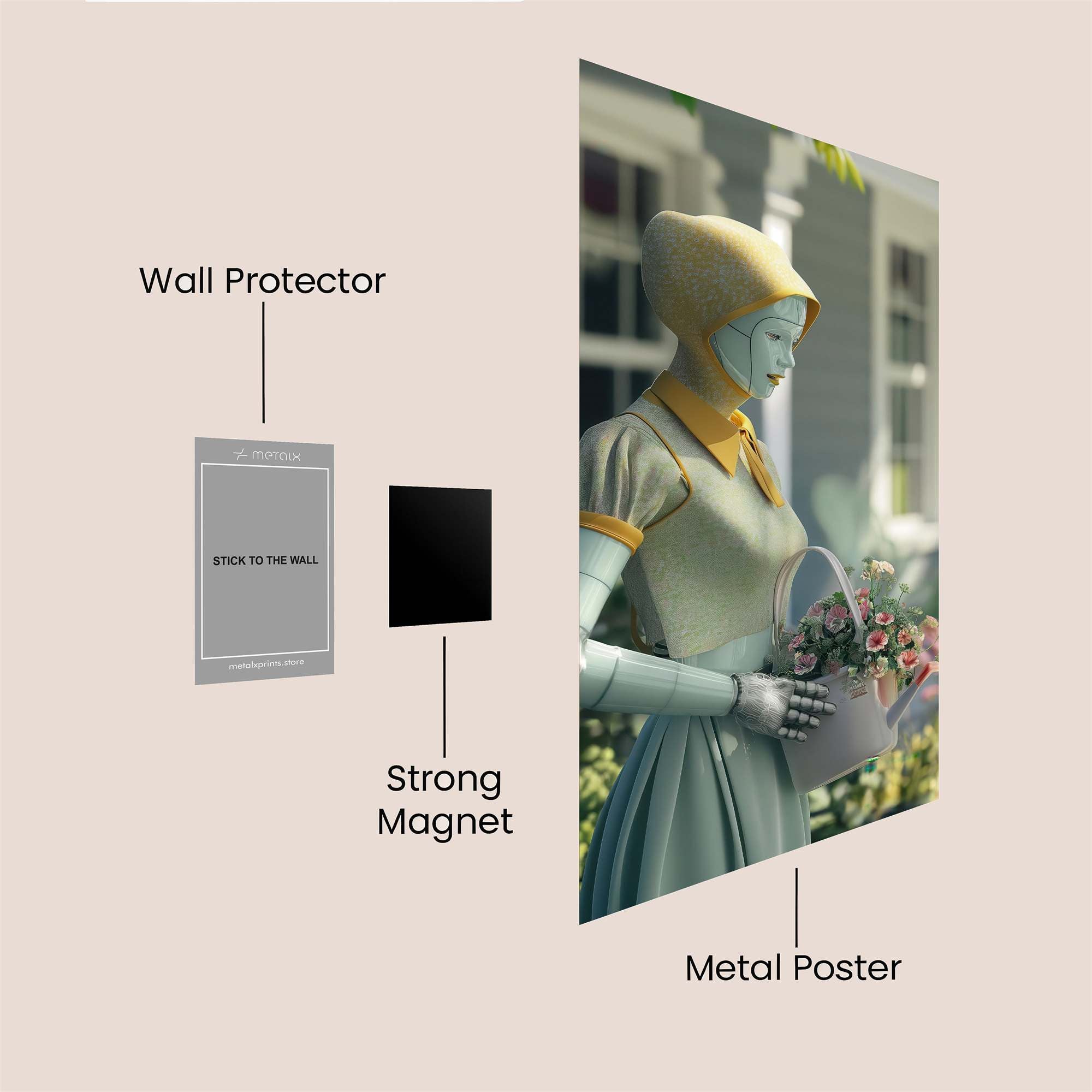 Robot Serenity Safe Wall Magnetic / M