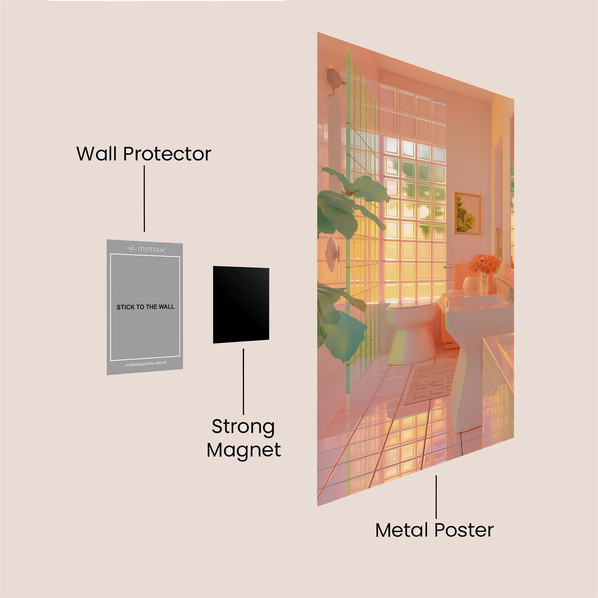 Morning Bliss Safe Wall Magnetic / M