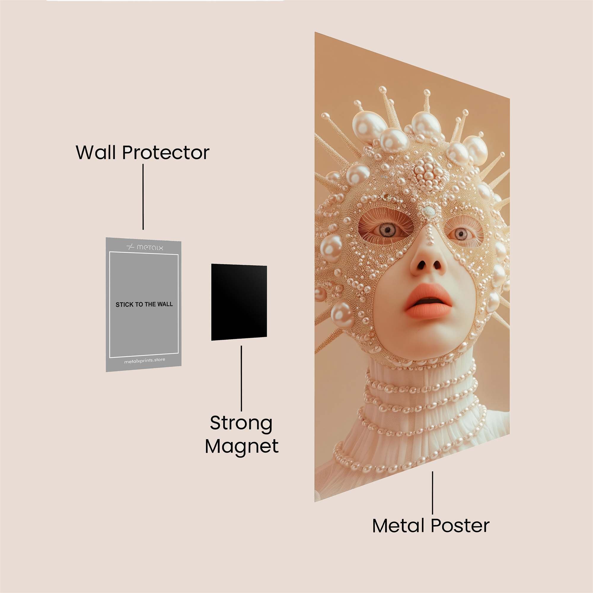 Pearl Majesty Safe Wall Magnetic / M