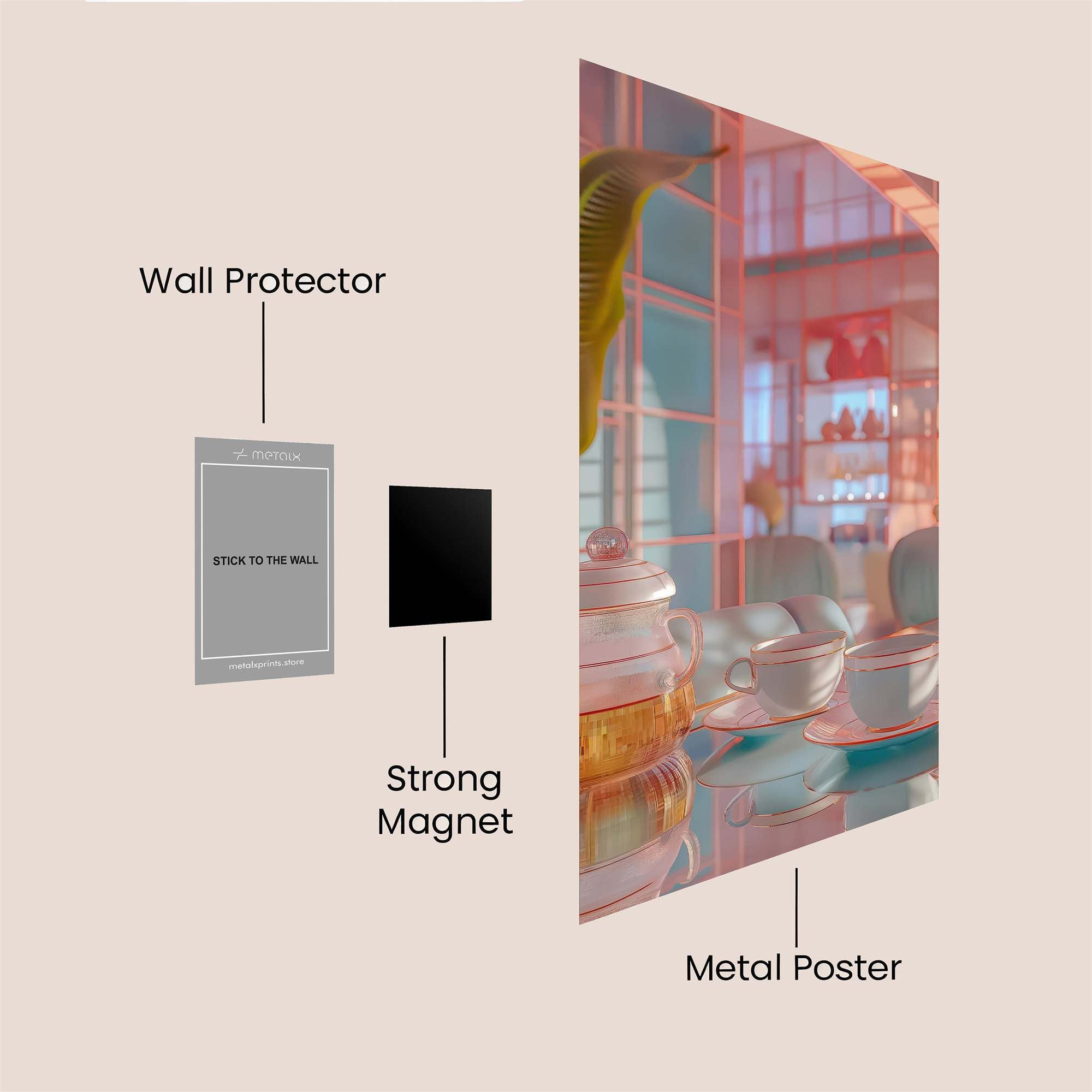 Tea Serenity Safe Wall Magnetic / M