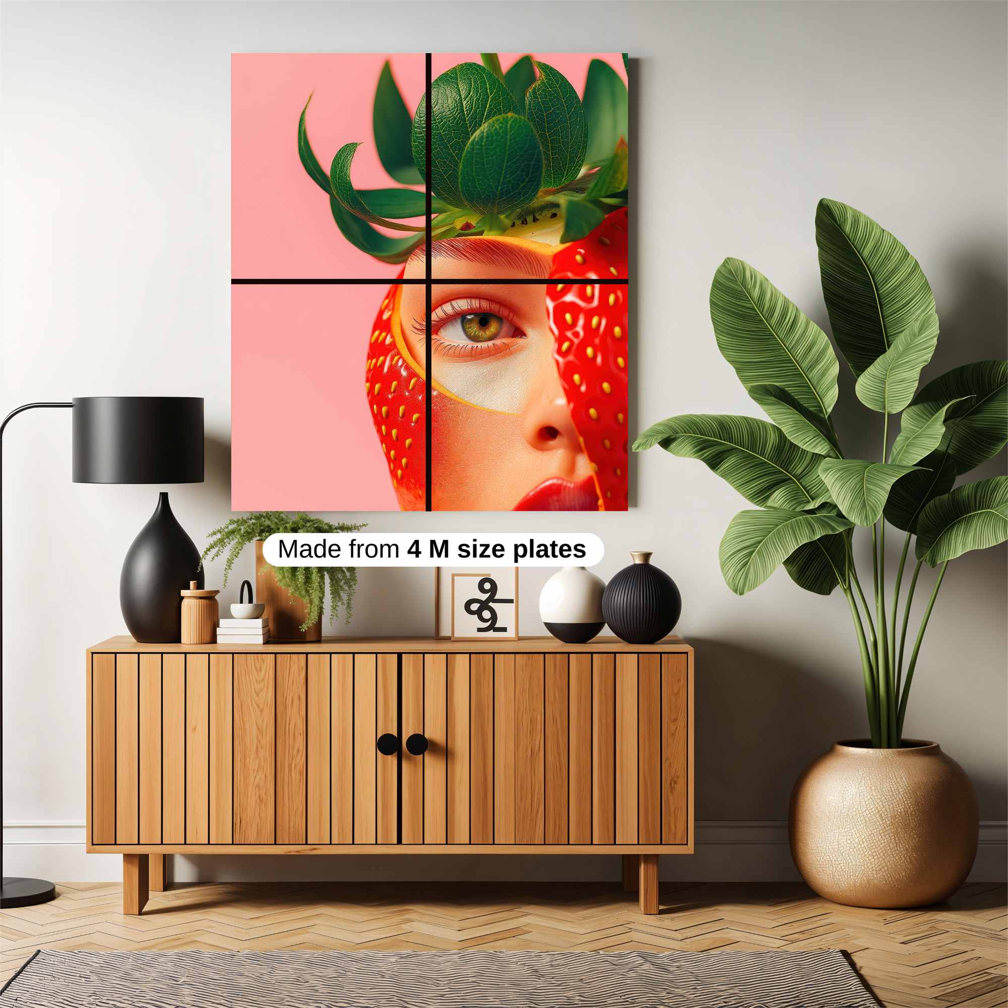 Strawberry Enigma Safe Wall Magnetic / M