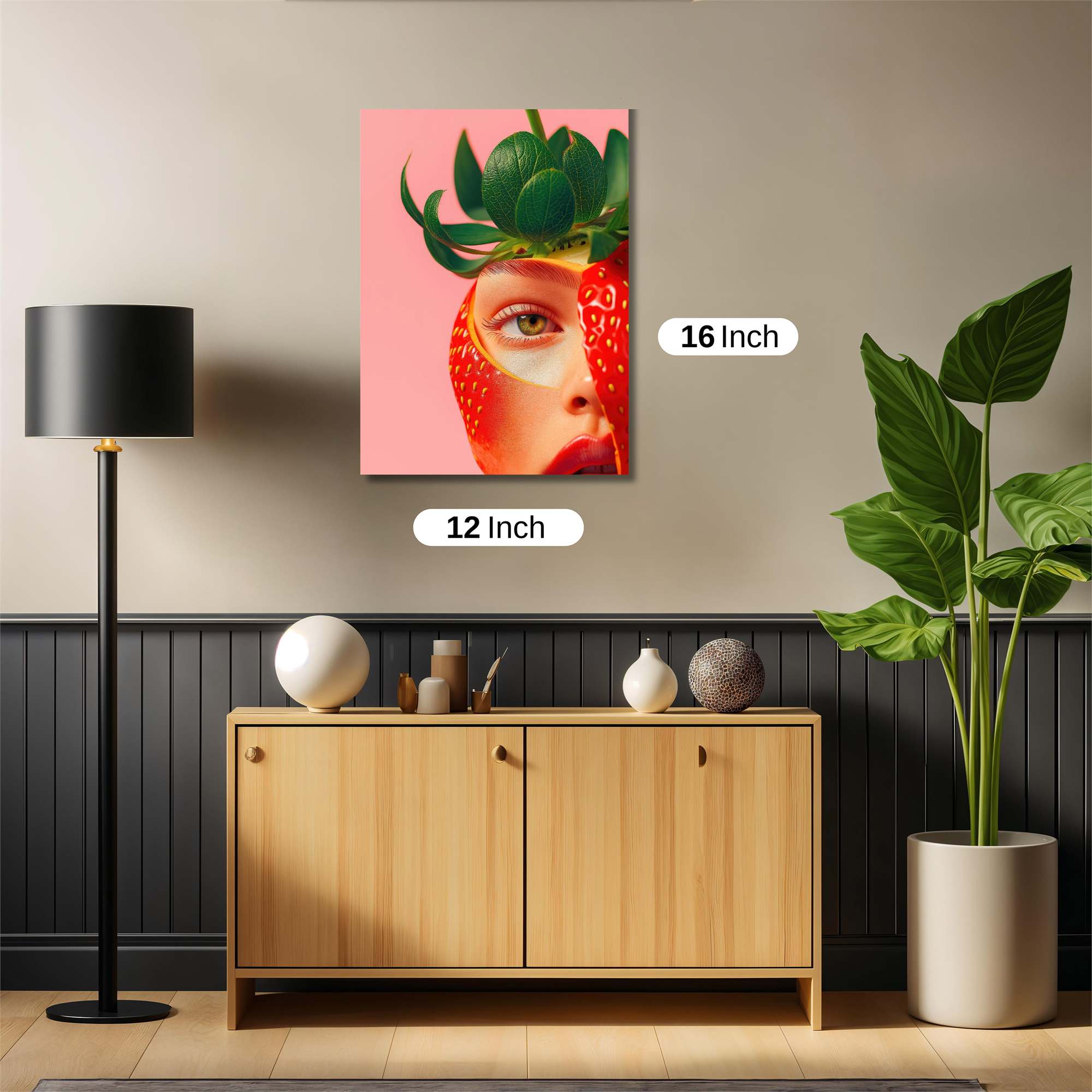 Strawberry Enigma Safe Wall Magnetic / M