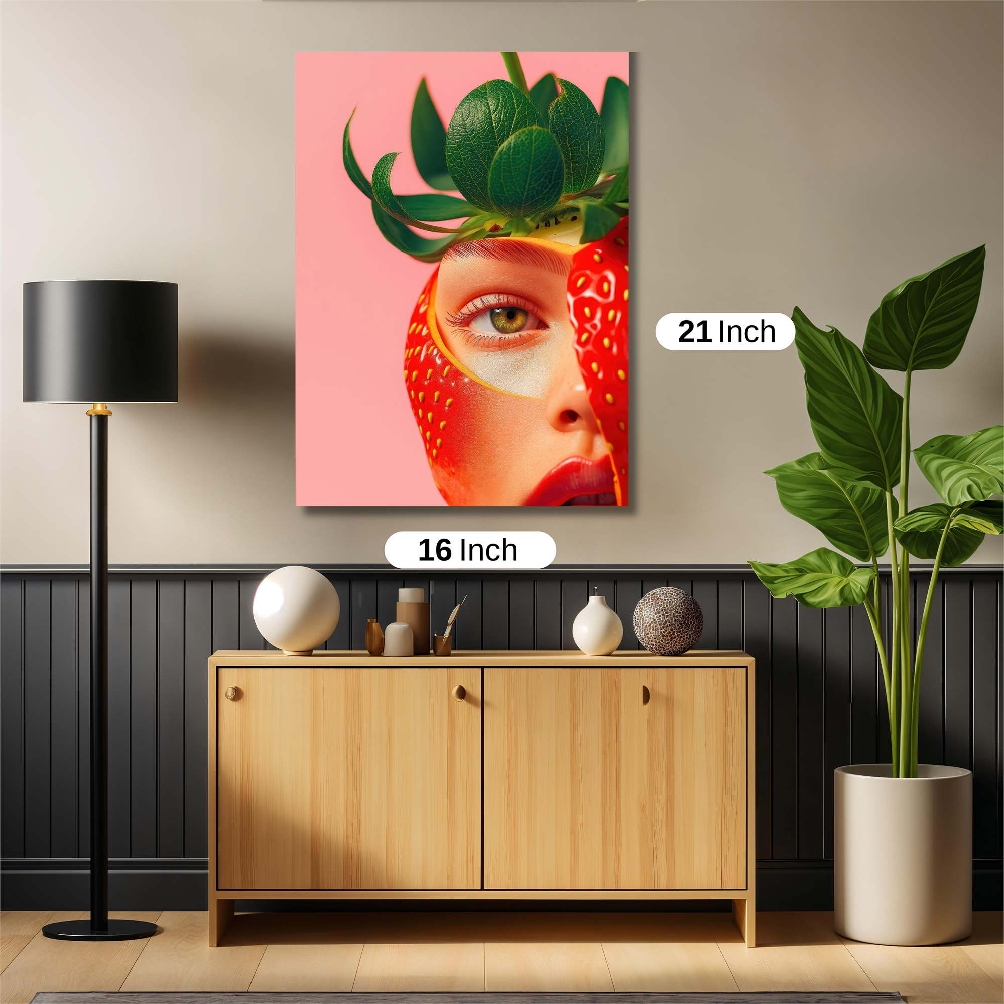 Strawberry Enigma Safe Wall Magnetic / M