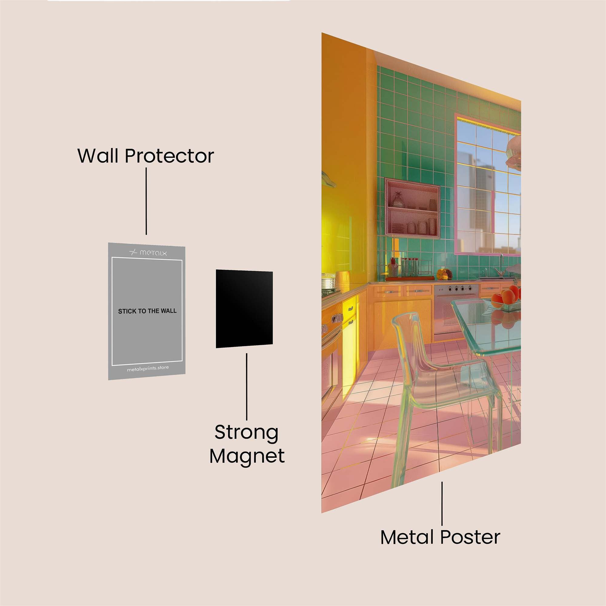 Retro Dream Safe Wall Magnetic / M