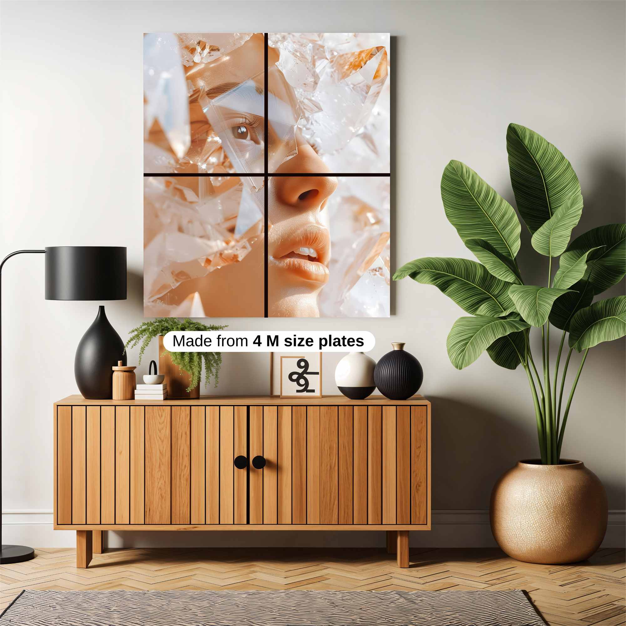 Crystal Serenity Safe Wall Magnetic / M