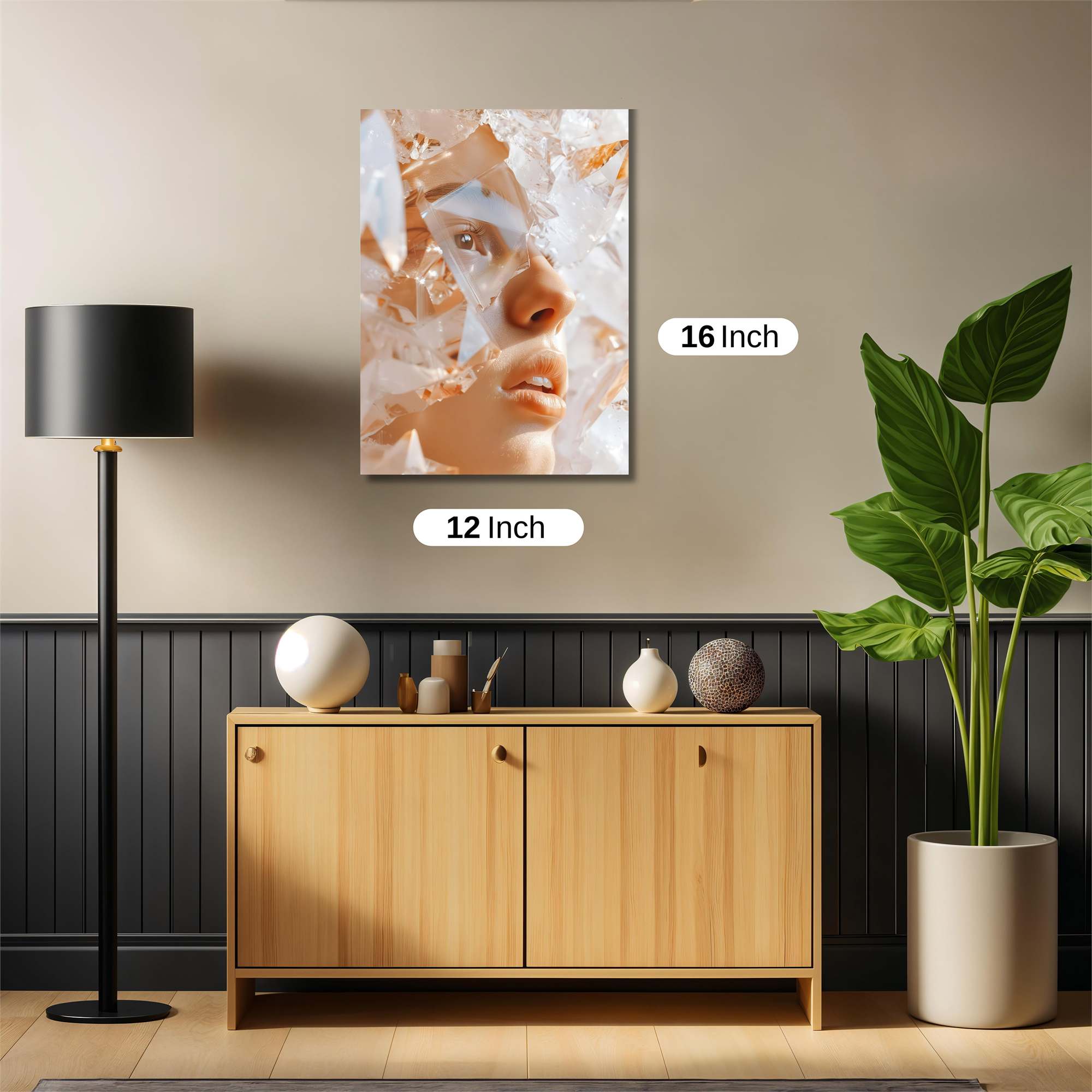 Crystal Serenity Safe Wall Magnetic / M