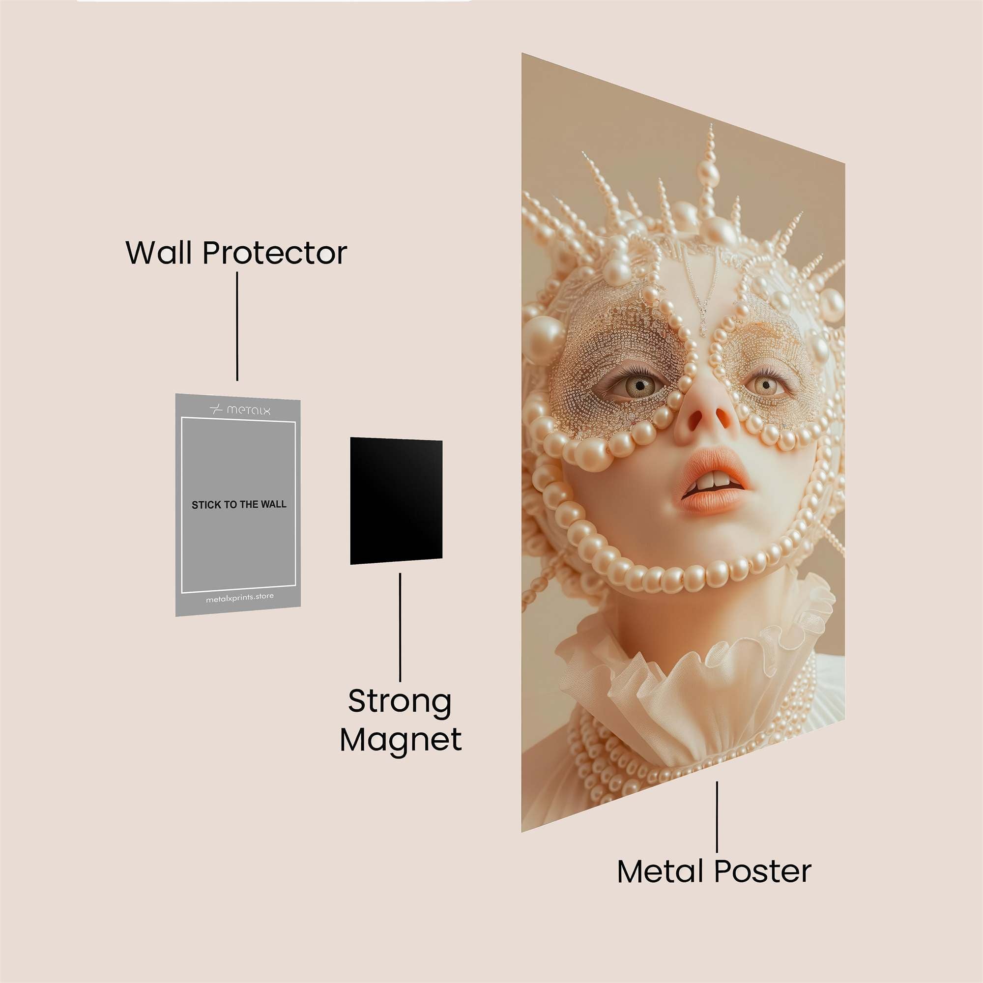 Pearl Radiance Safe Wall Magnetic / M