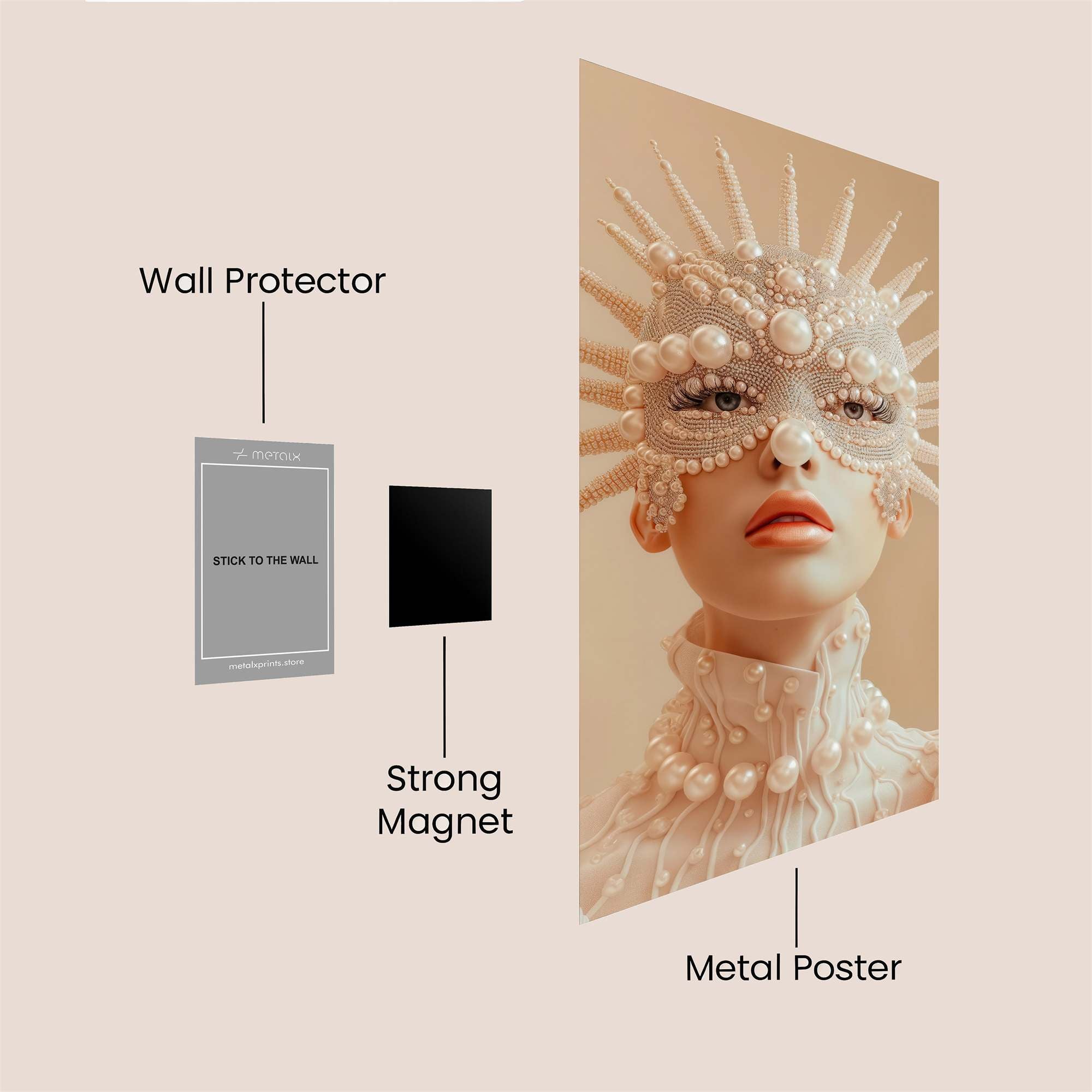Pearl Majesty Safe Wall Magnetic / M