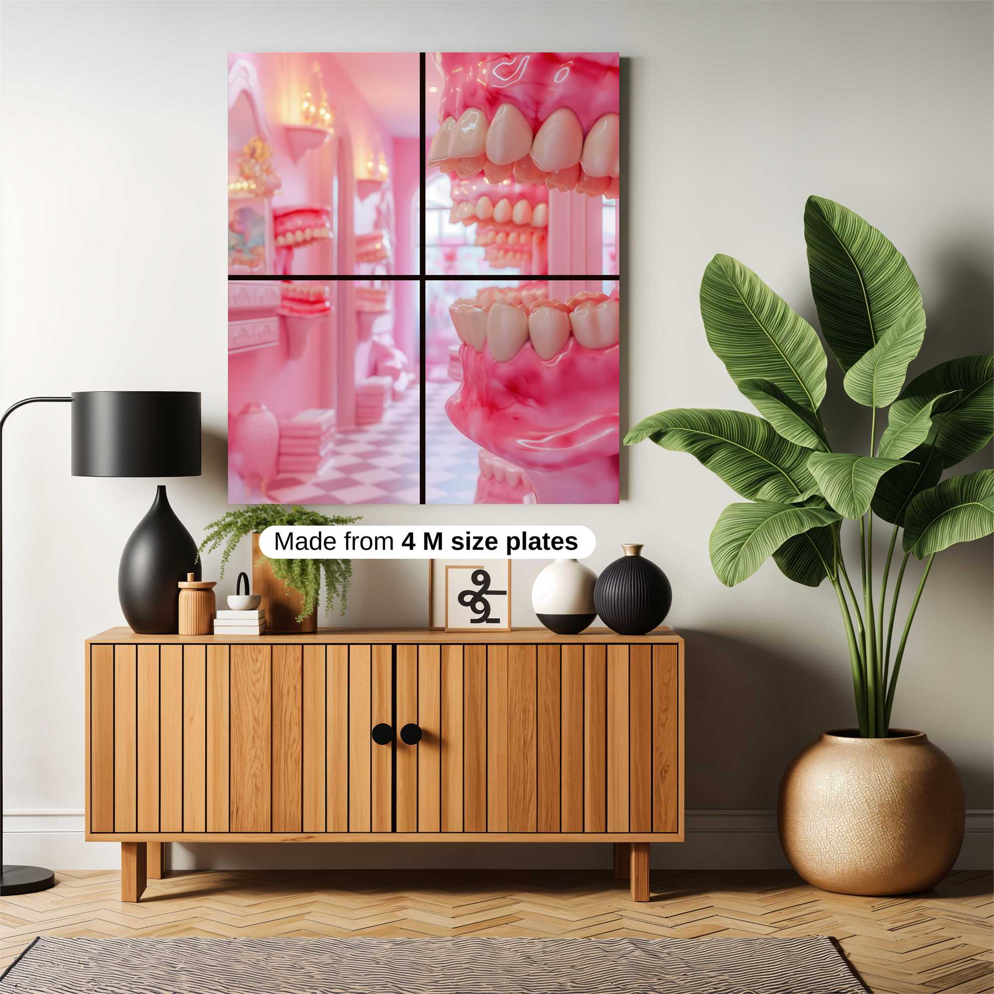 Teeth Whimsy Safe Wall Magnetic / M