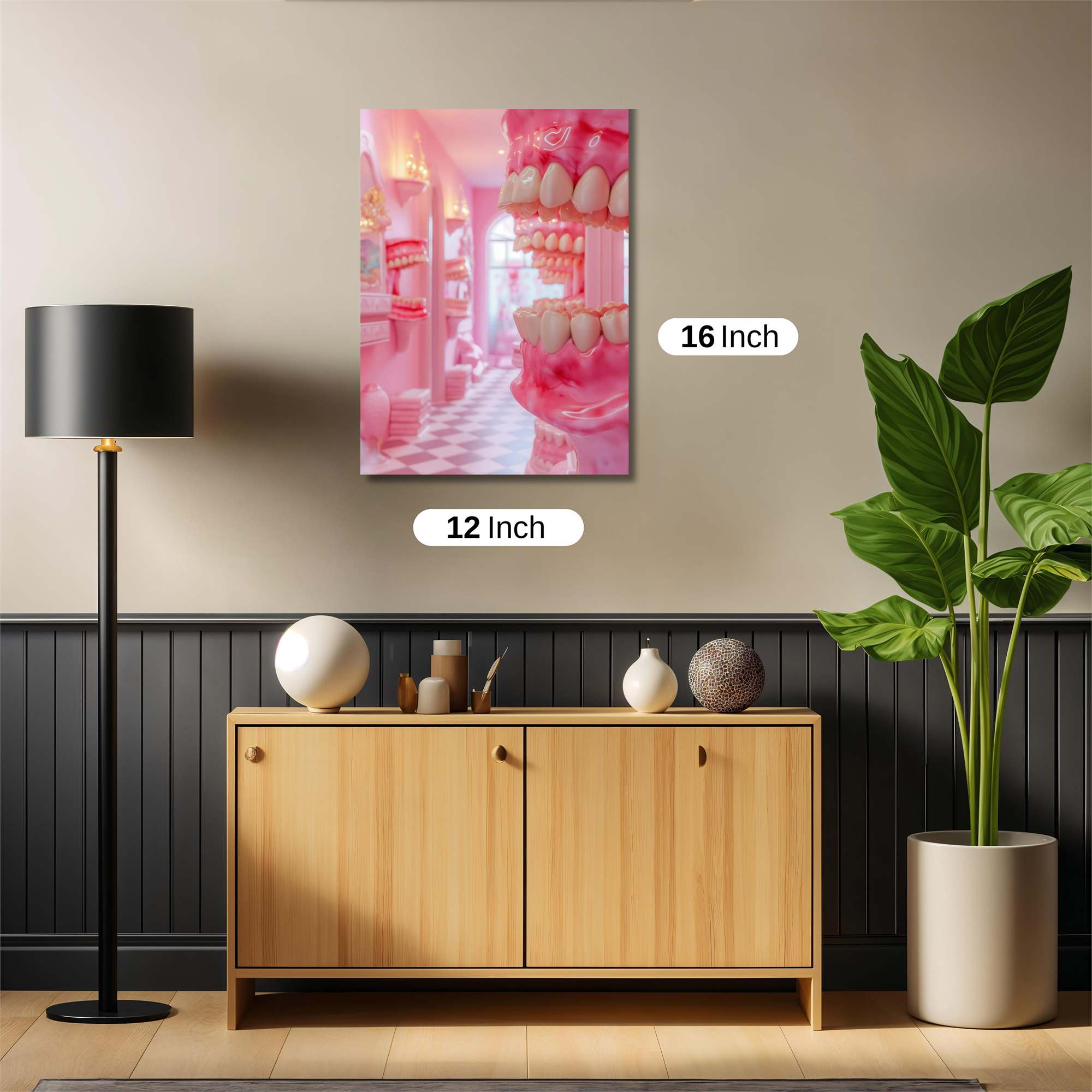 Teeth Whimsy Safe Wall Magnetic / M