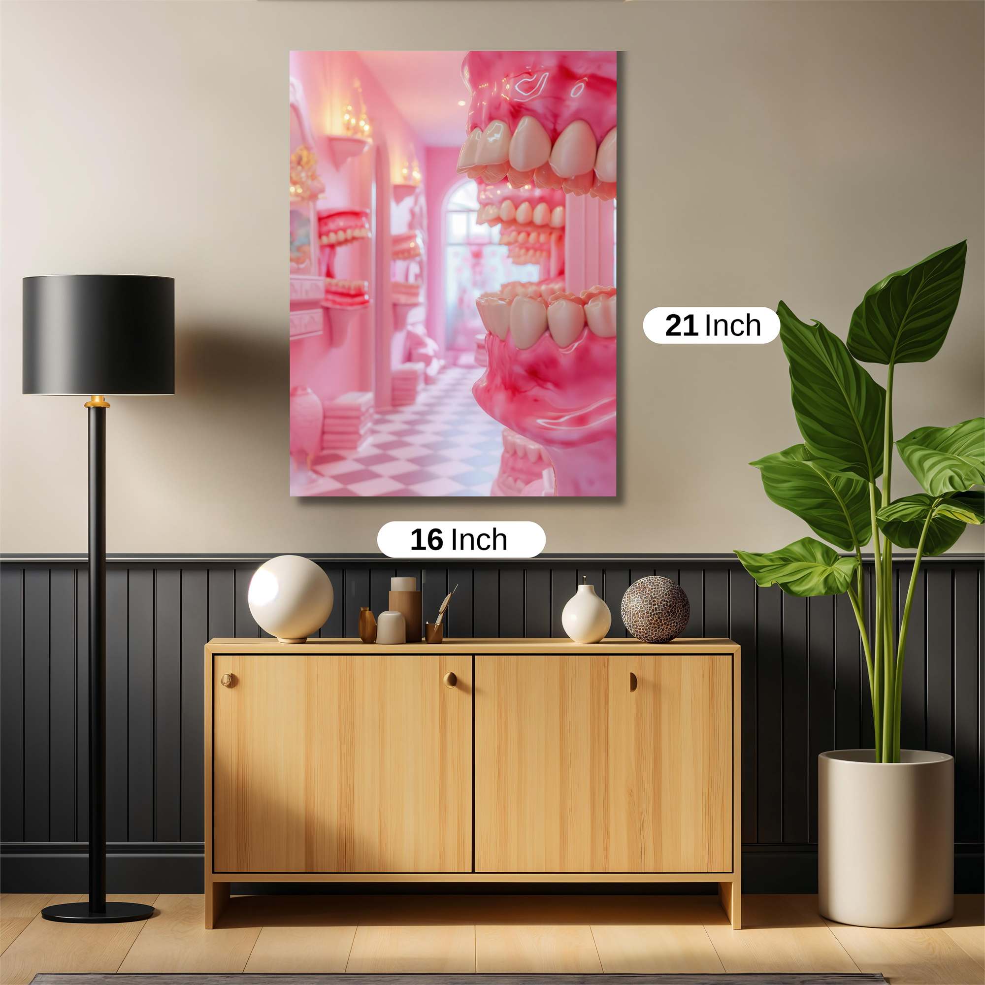 Teeth Whimsy Safe Wall Magnetic / M