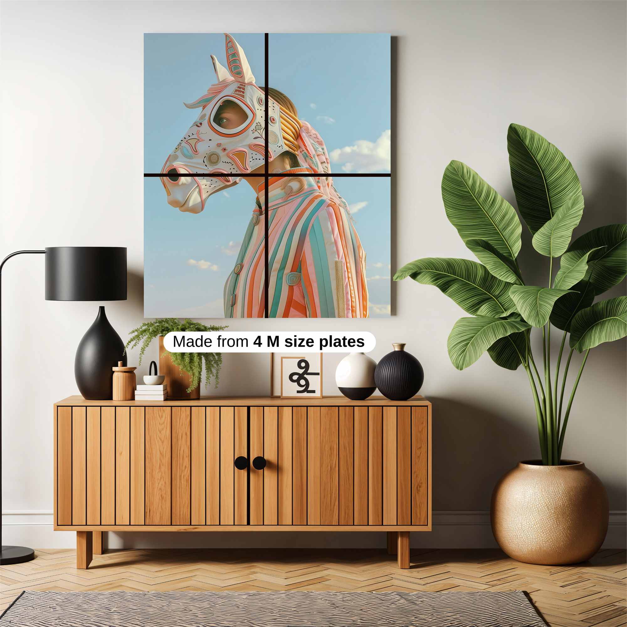 Horse Whimsy Safe Wall Magnetic / M