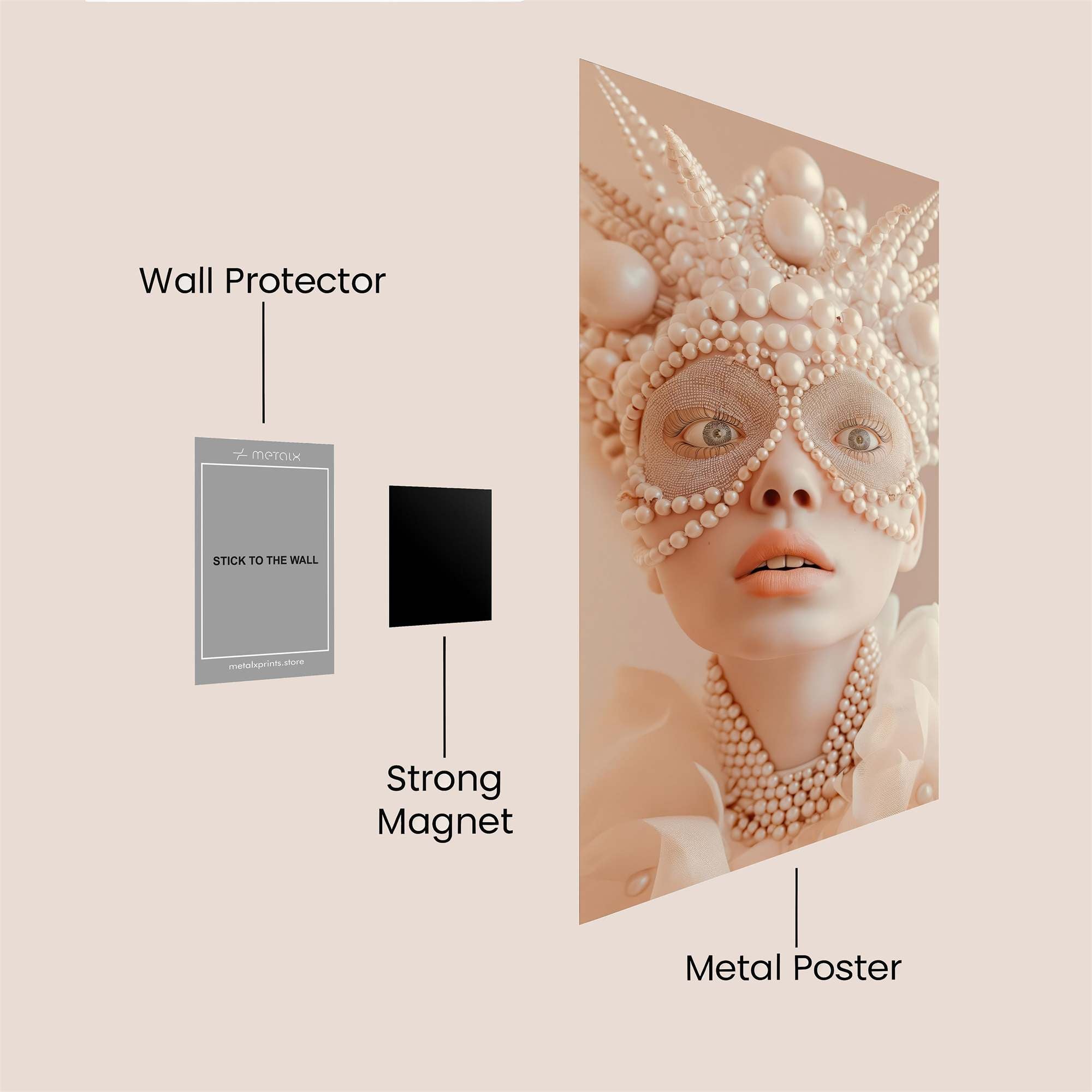 Pearl Majesty Safe Wall Magnetic / M
