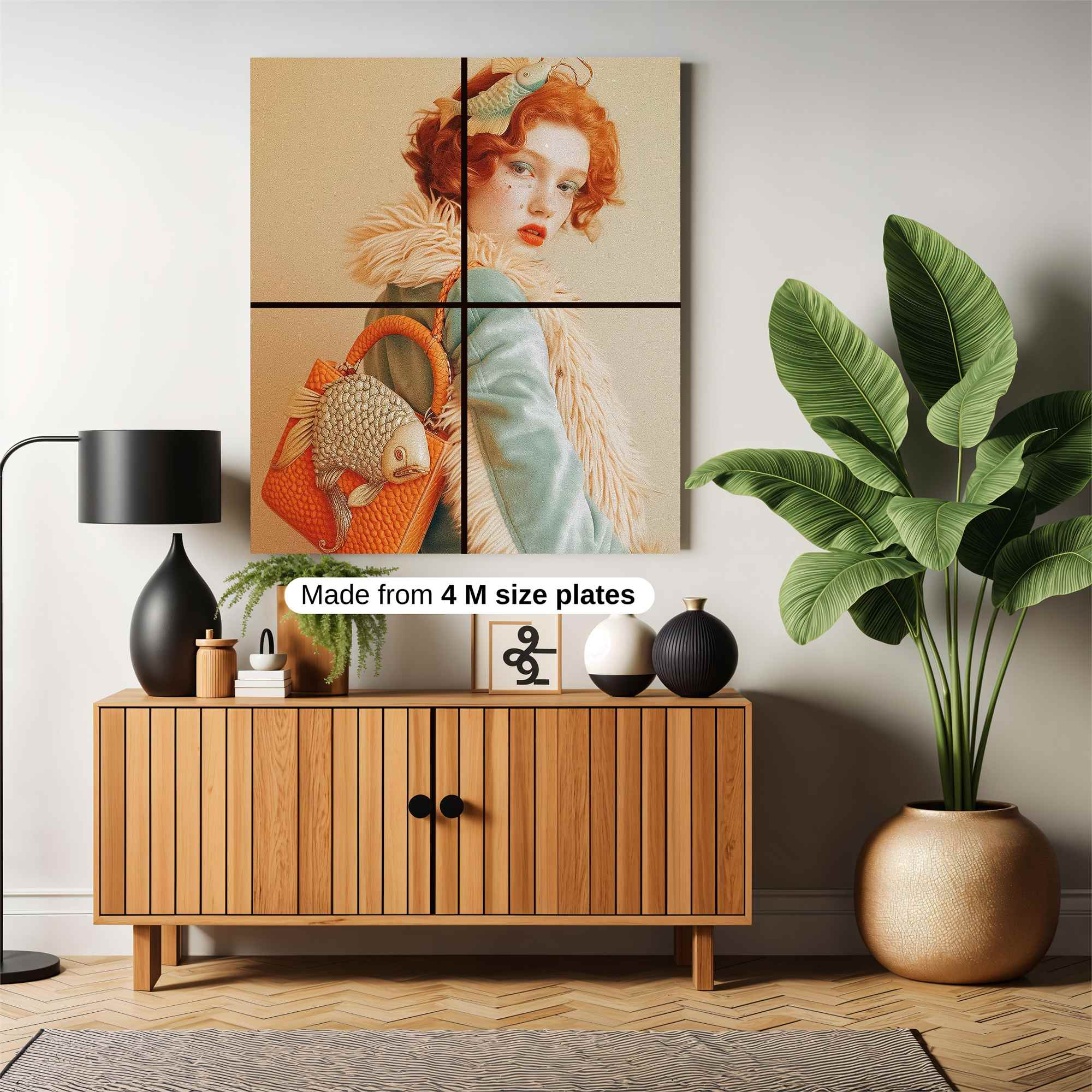 Fish Whimsy Safe Wall Magnetic / M