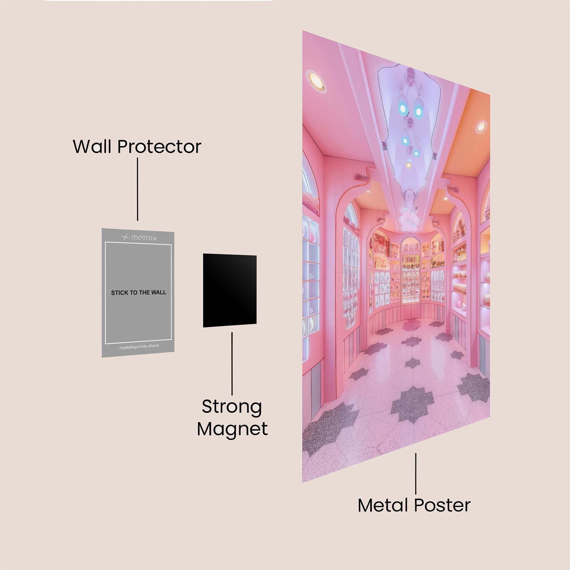 Candy Bliss Safe Wall Magnetic / M