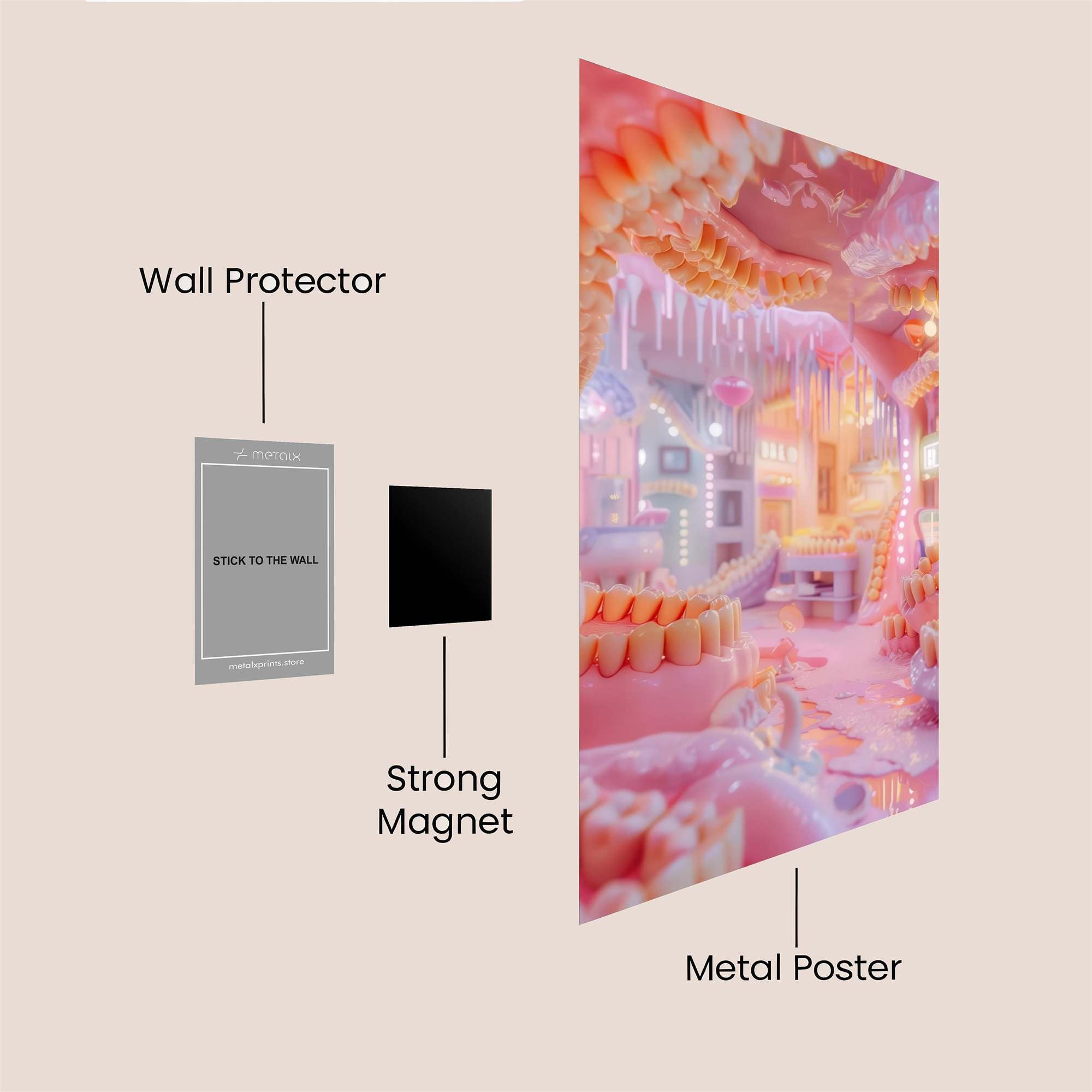 Candy Cavern Safe Wall Magnetic / M