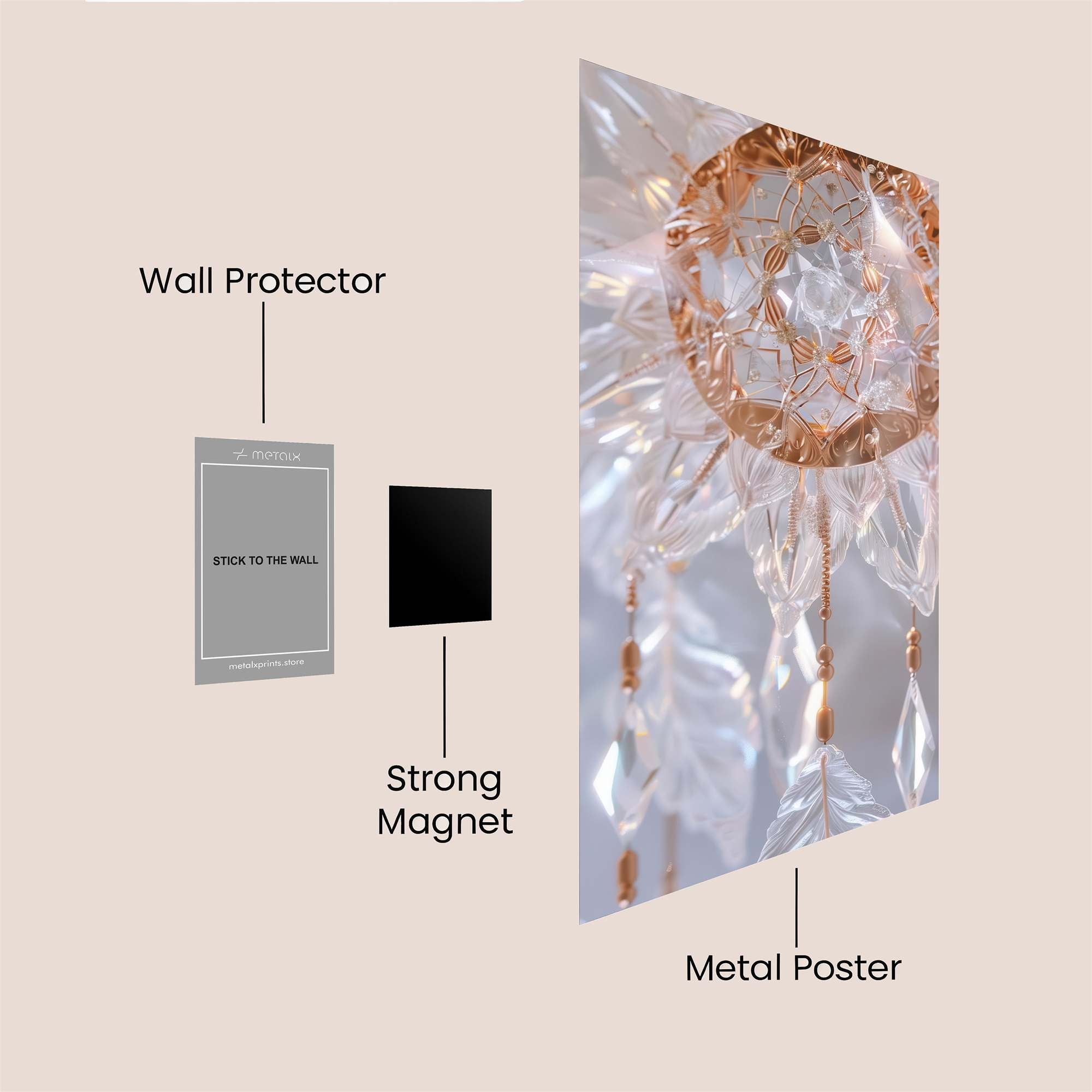 Dreamcatcher Serenity Safe Wall Magnetic / M