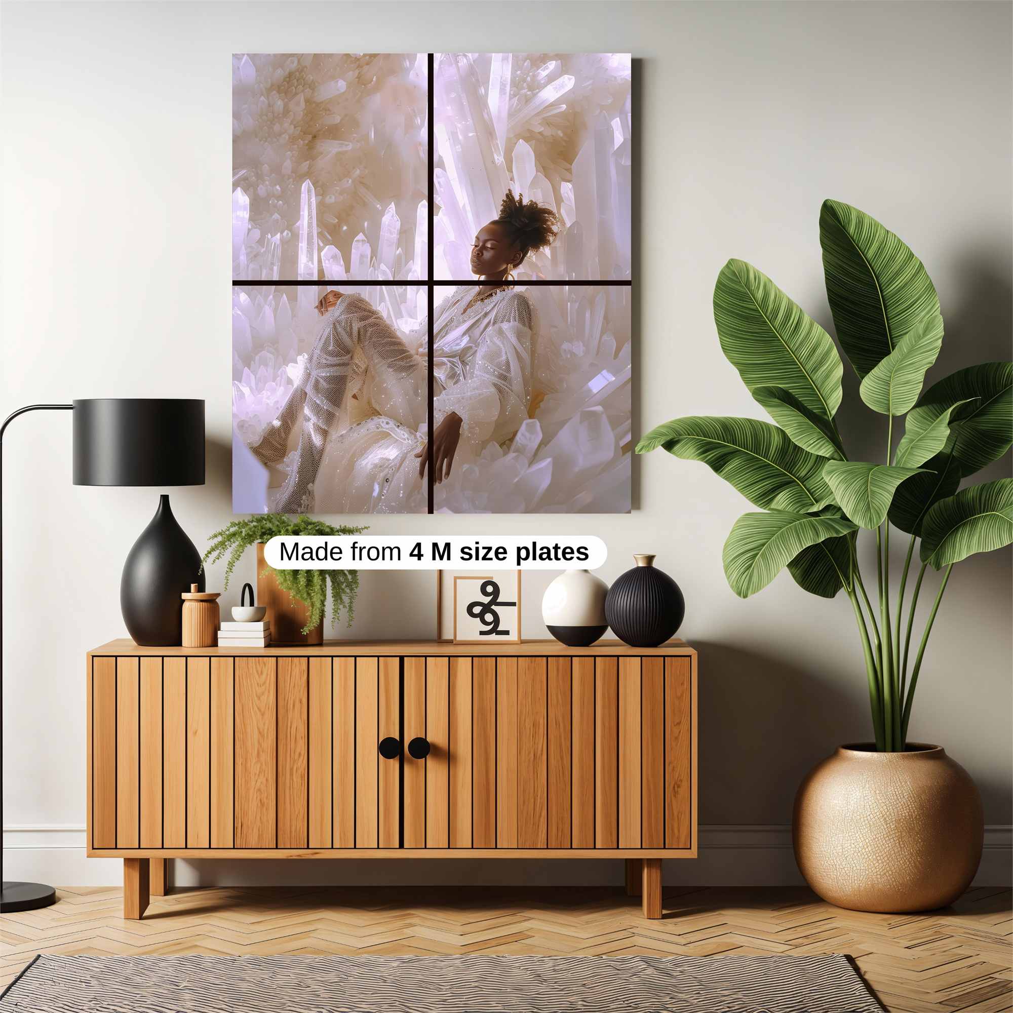 Crystal Serenity Safe Wall Magnetic / M