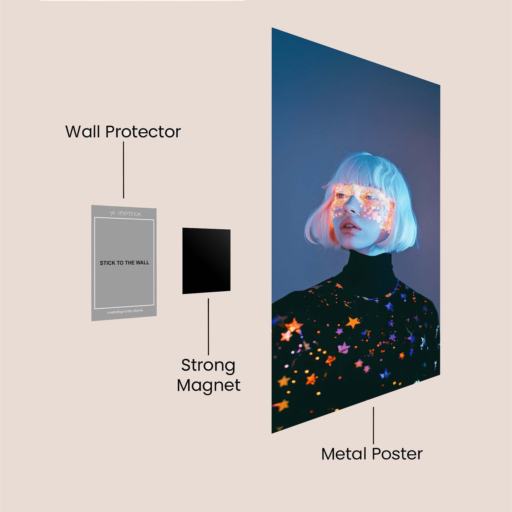 Stardust Dream Safe Wall Magnetic / M