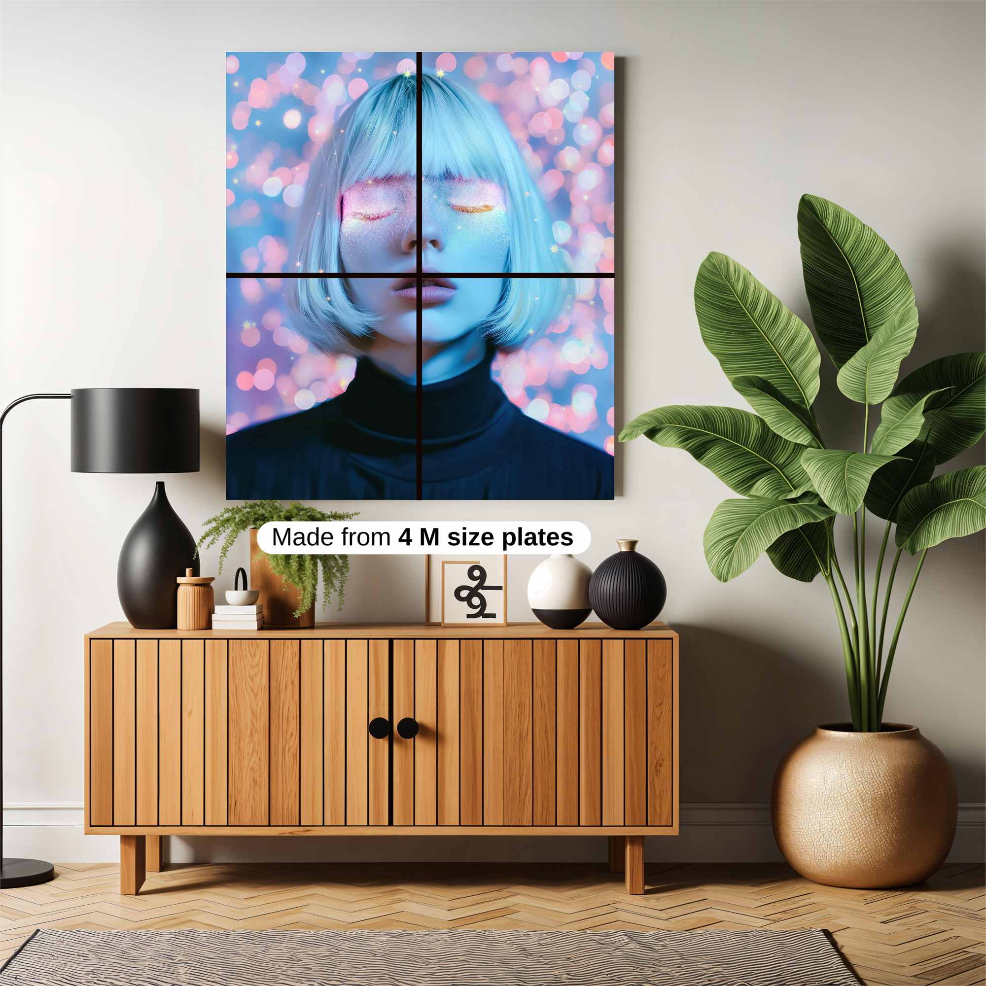Neon Serenity Safe Wall Magnetic / M