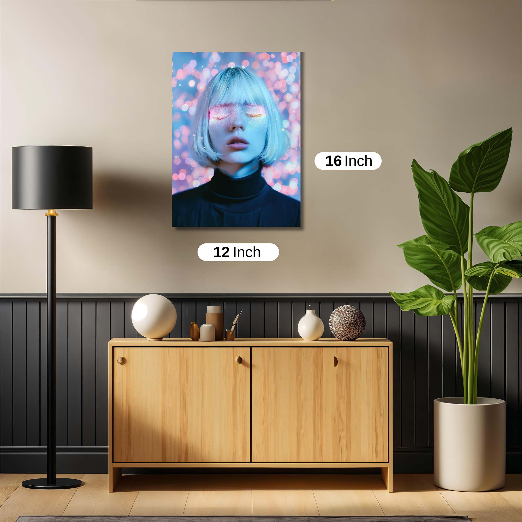 Neon Serenity Safe Wall Magnetic / M