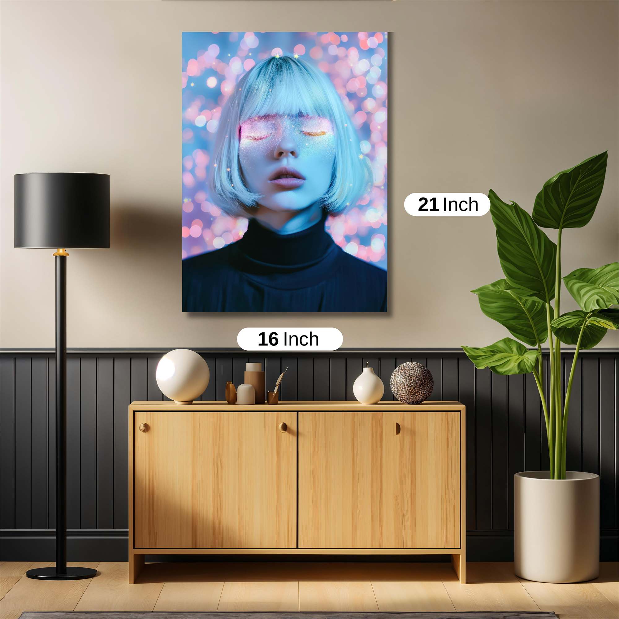 Neon Serenity Safe Wall Magnetic / M