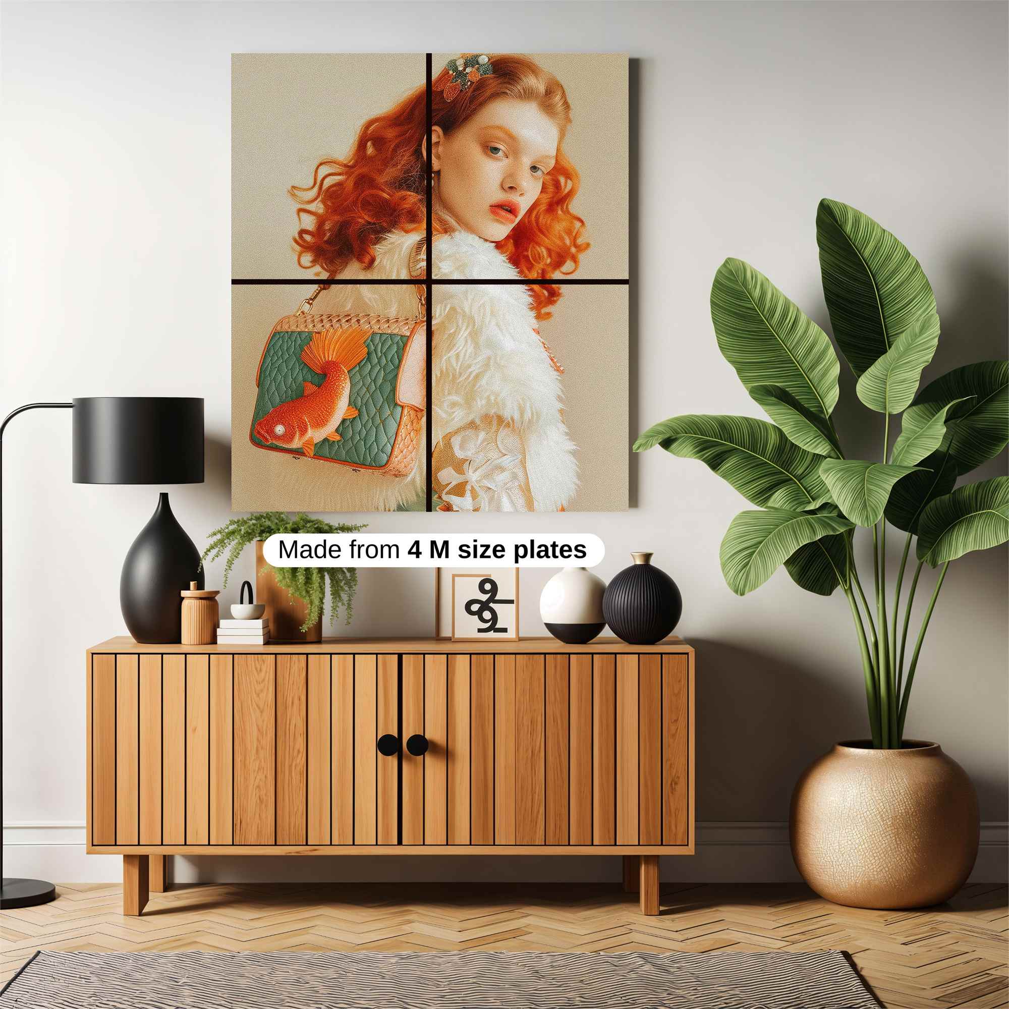 Ginger Whimsy Safe Wall Magnetic / M