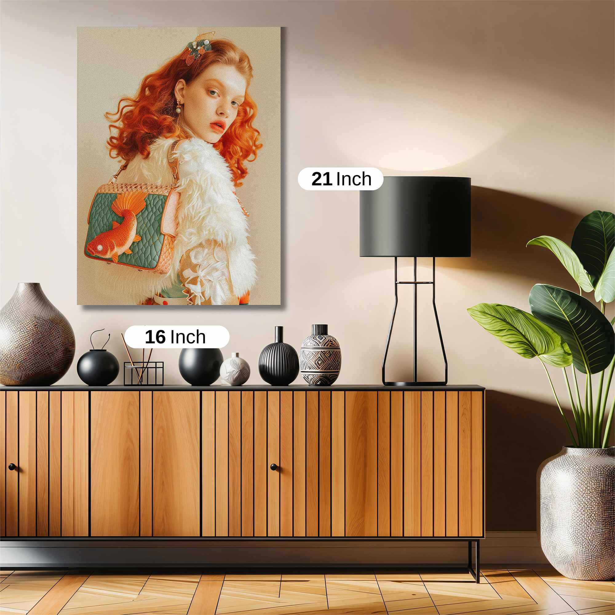 Ginger Whimsy Safe Wall Magnetic / M