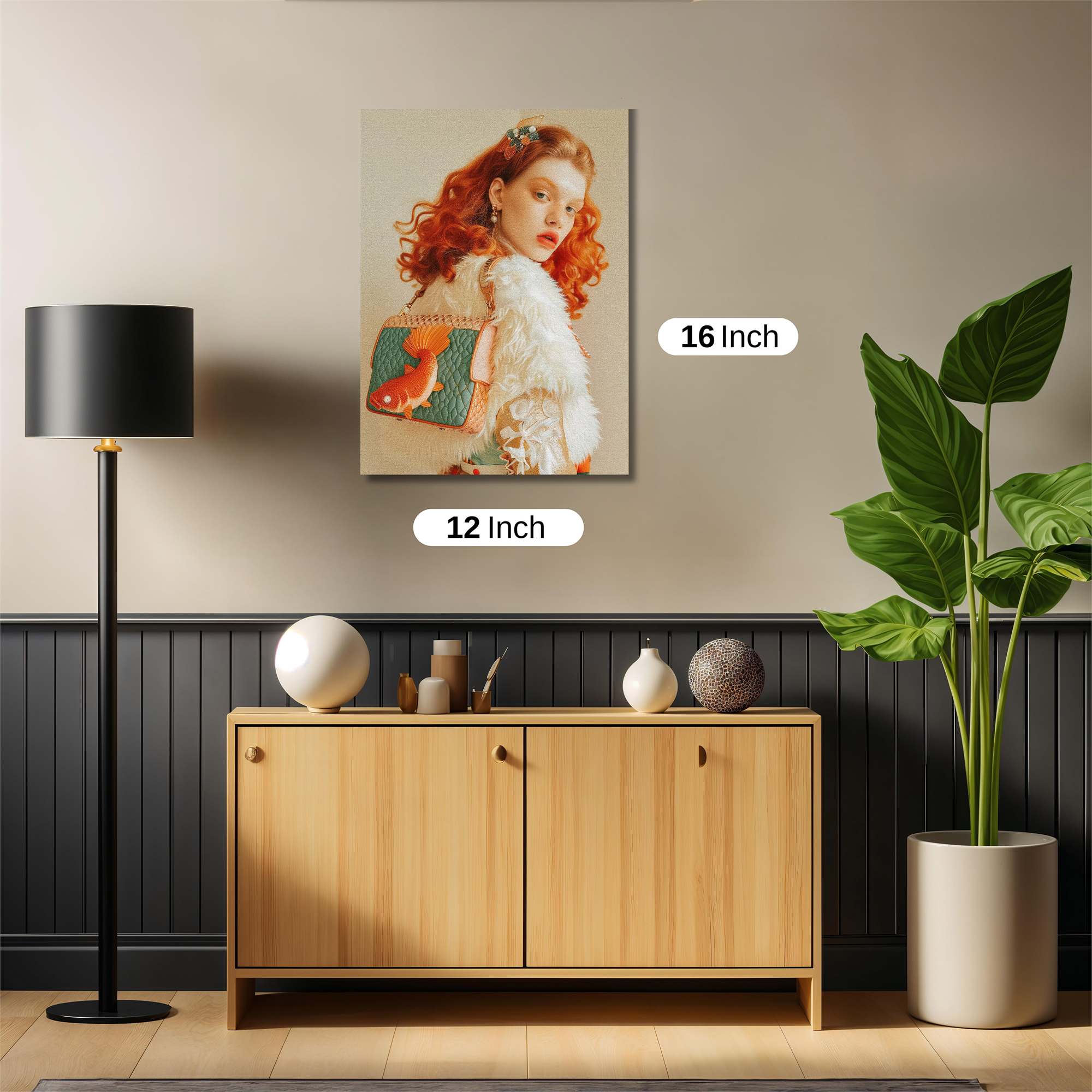 Ginger Whimsy Safe Wall Magnetic / M